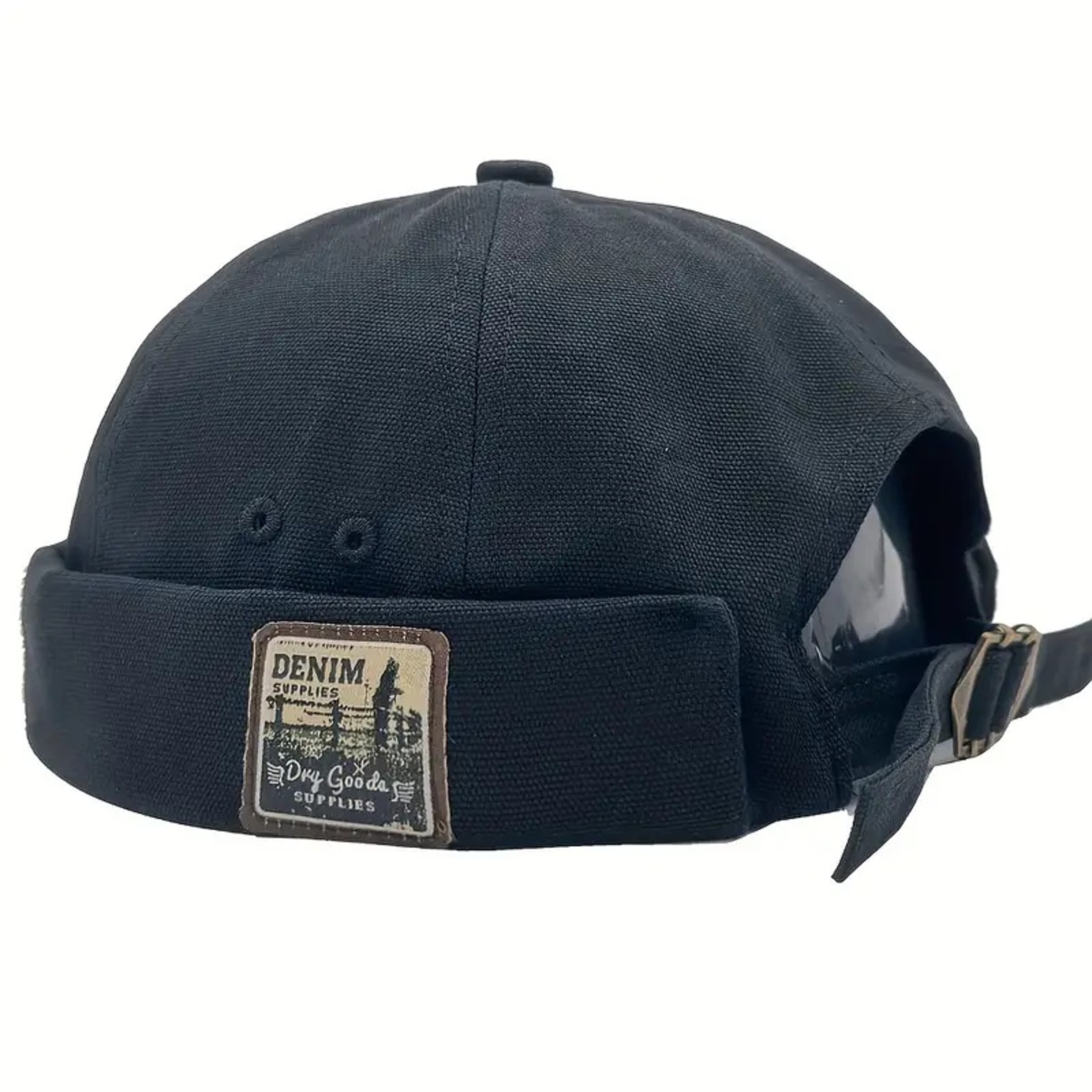 Brimless Hat Hip Hop Dome Melon Cap Vintage Landlord Hat Unisex Solid Color Docker Cap Skullies Bea 1