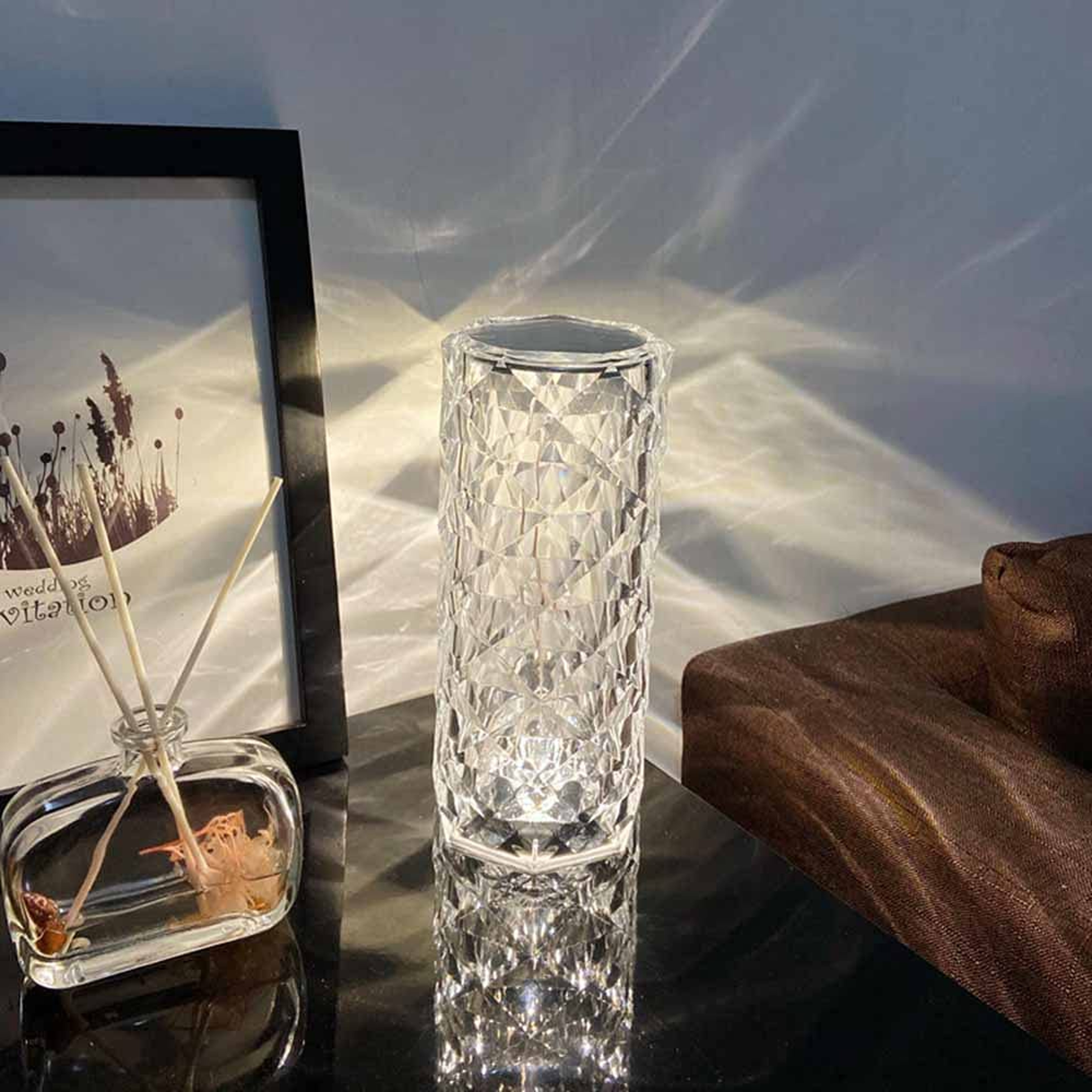 Crystal Color Changing Touch Operated + Remote Control Lamp 2