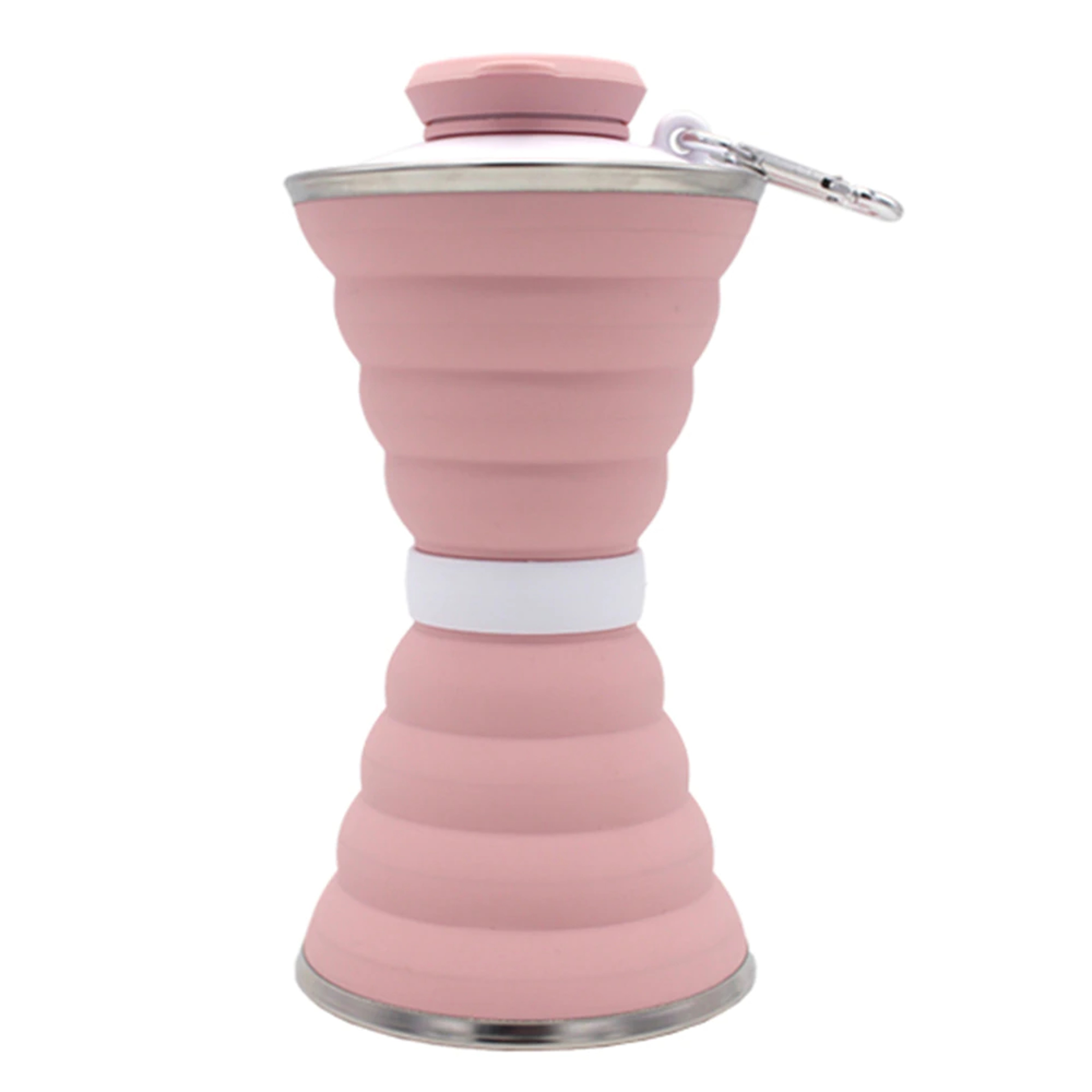 Outdoor Collapsible Water Bottle pink