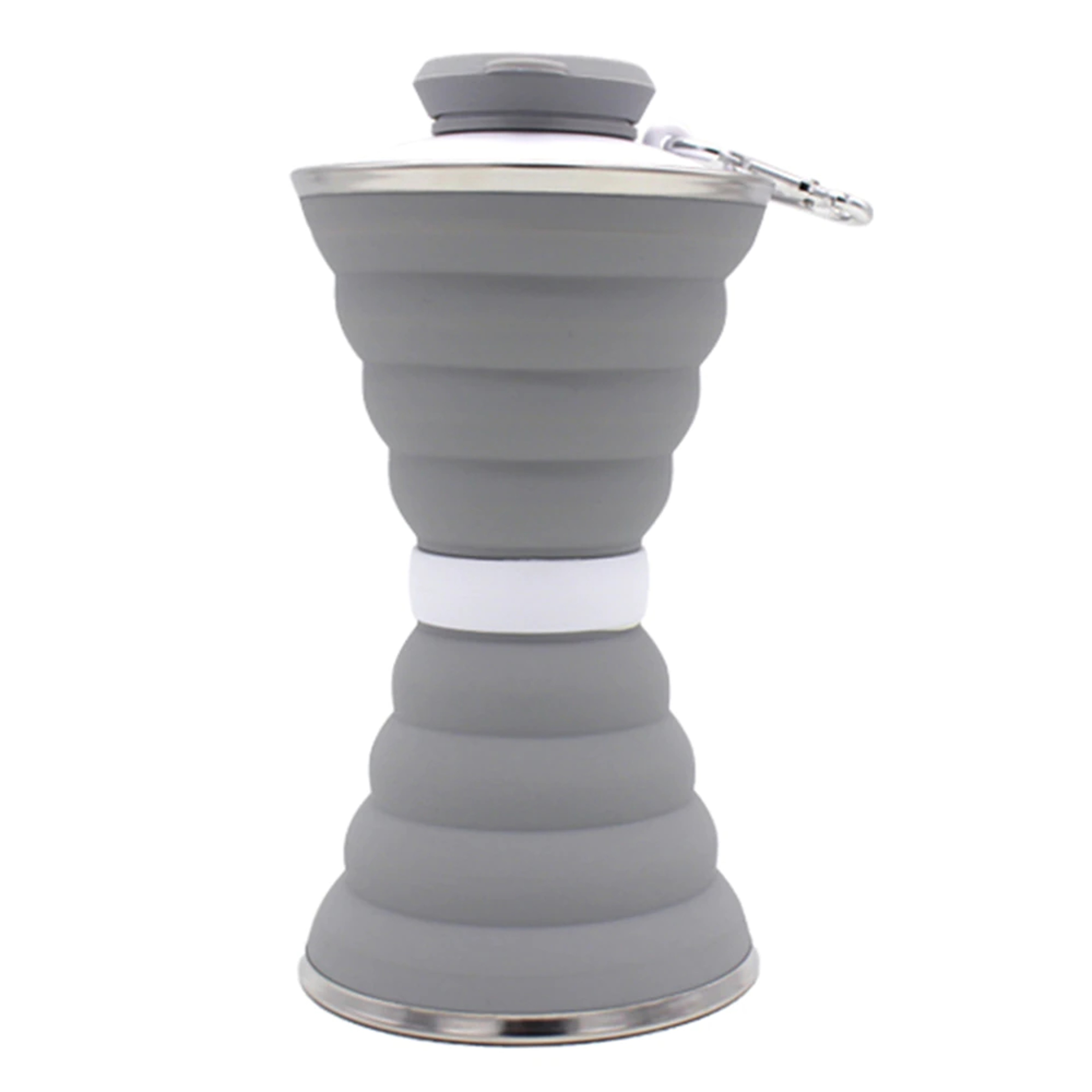 Outdoor Collapsible Water Bottle grey