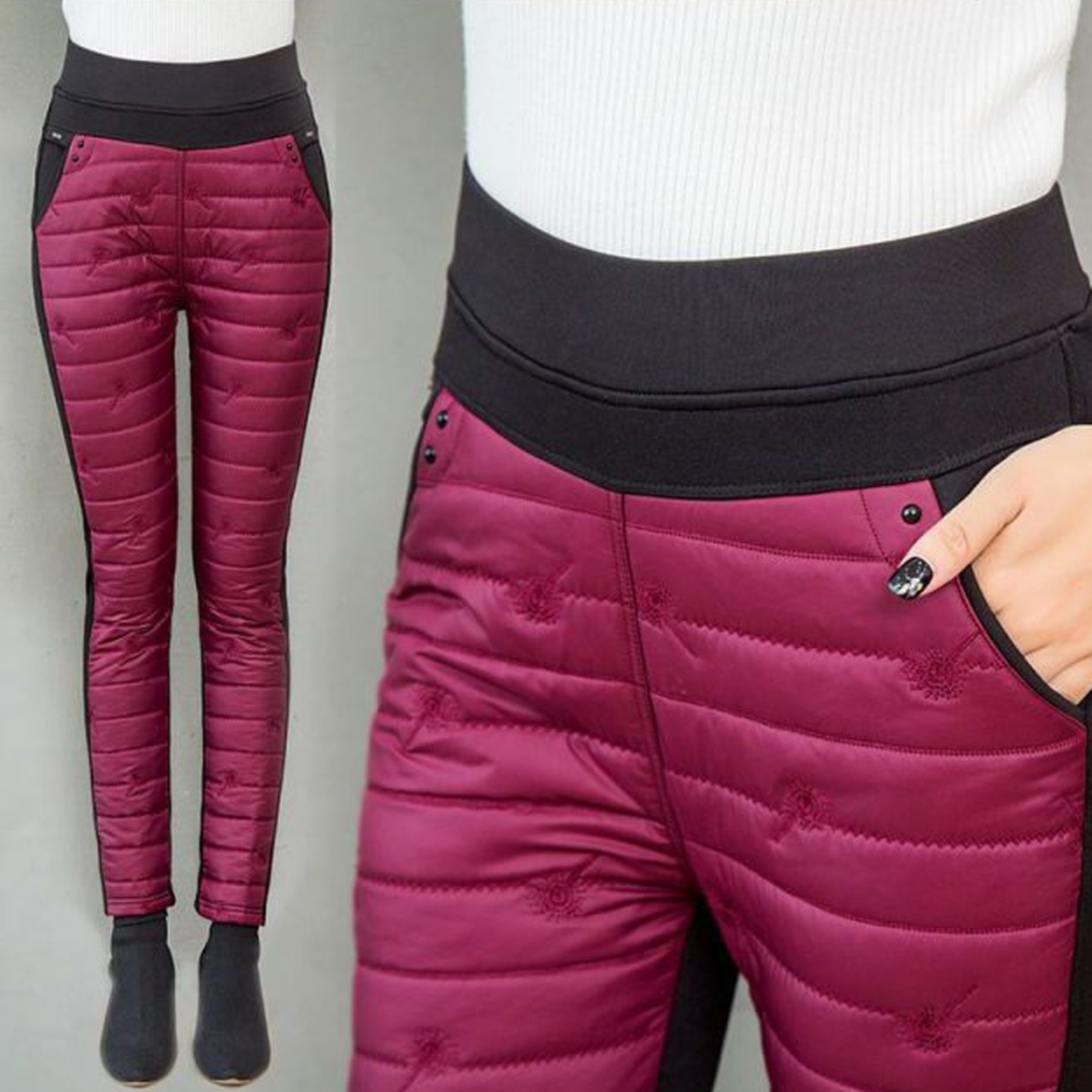 womenhighwaistdownpantsred.png