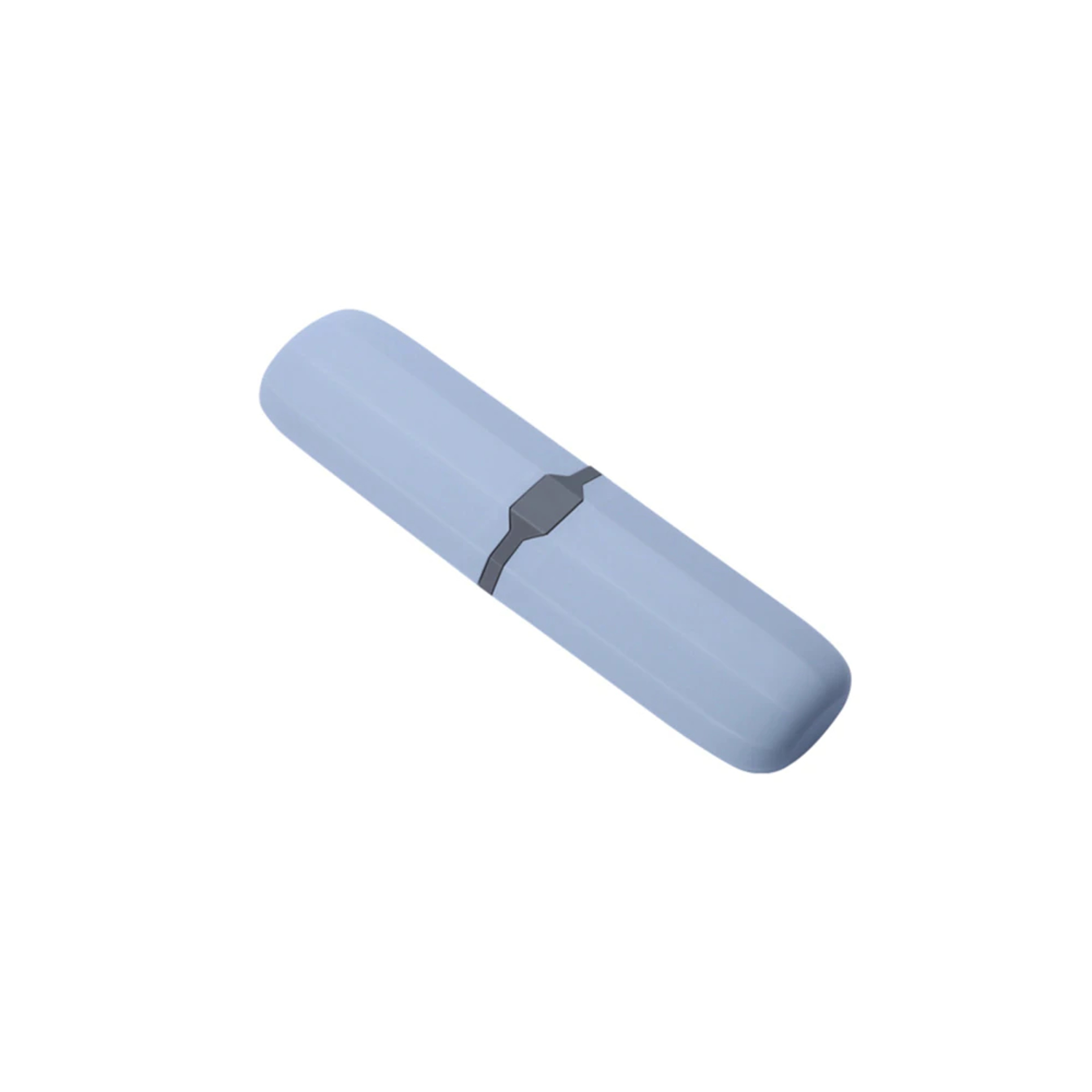 traveltoothbrushholder grey blue