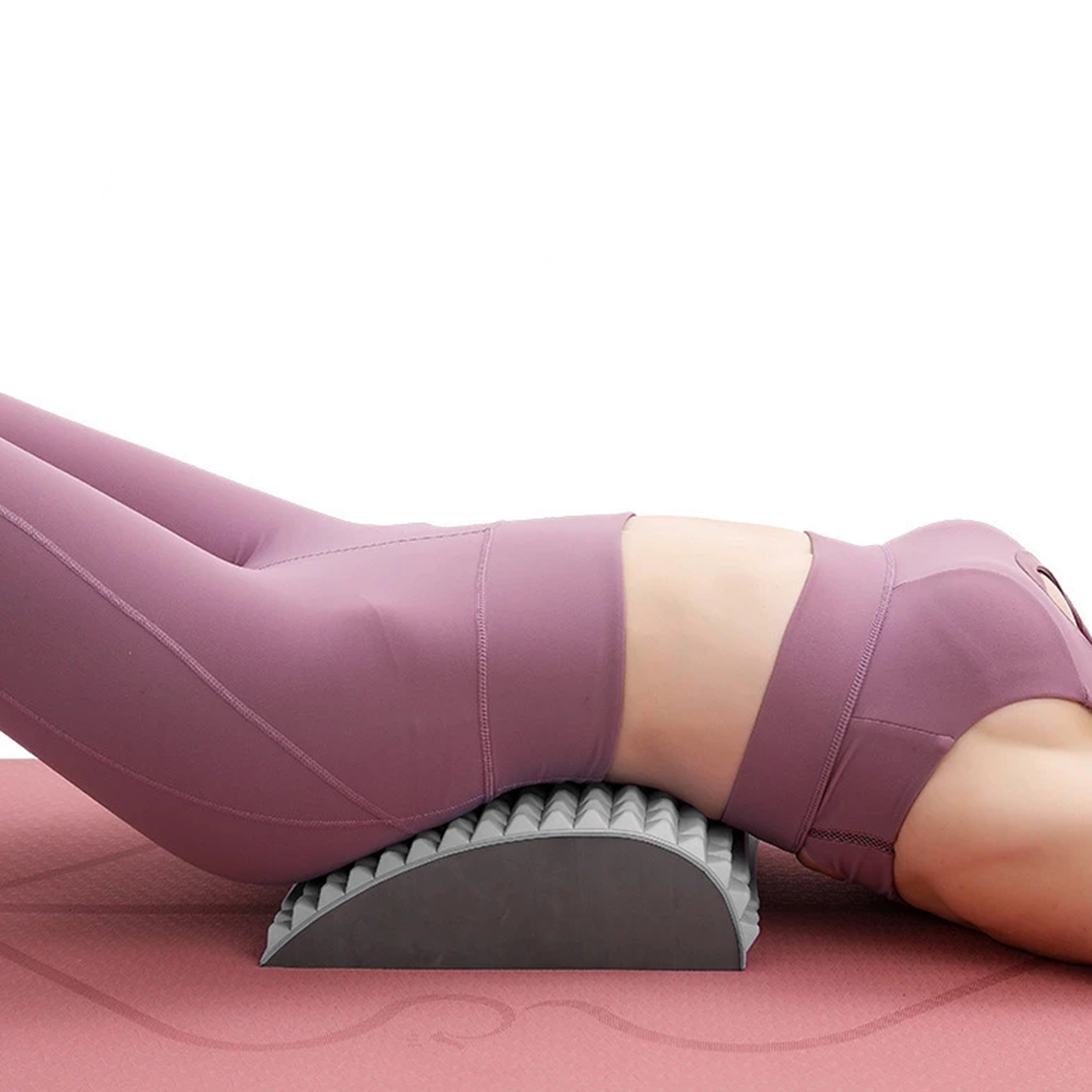 Ergonomic back pain relief device with massage points
