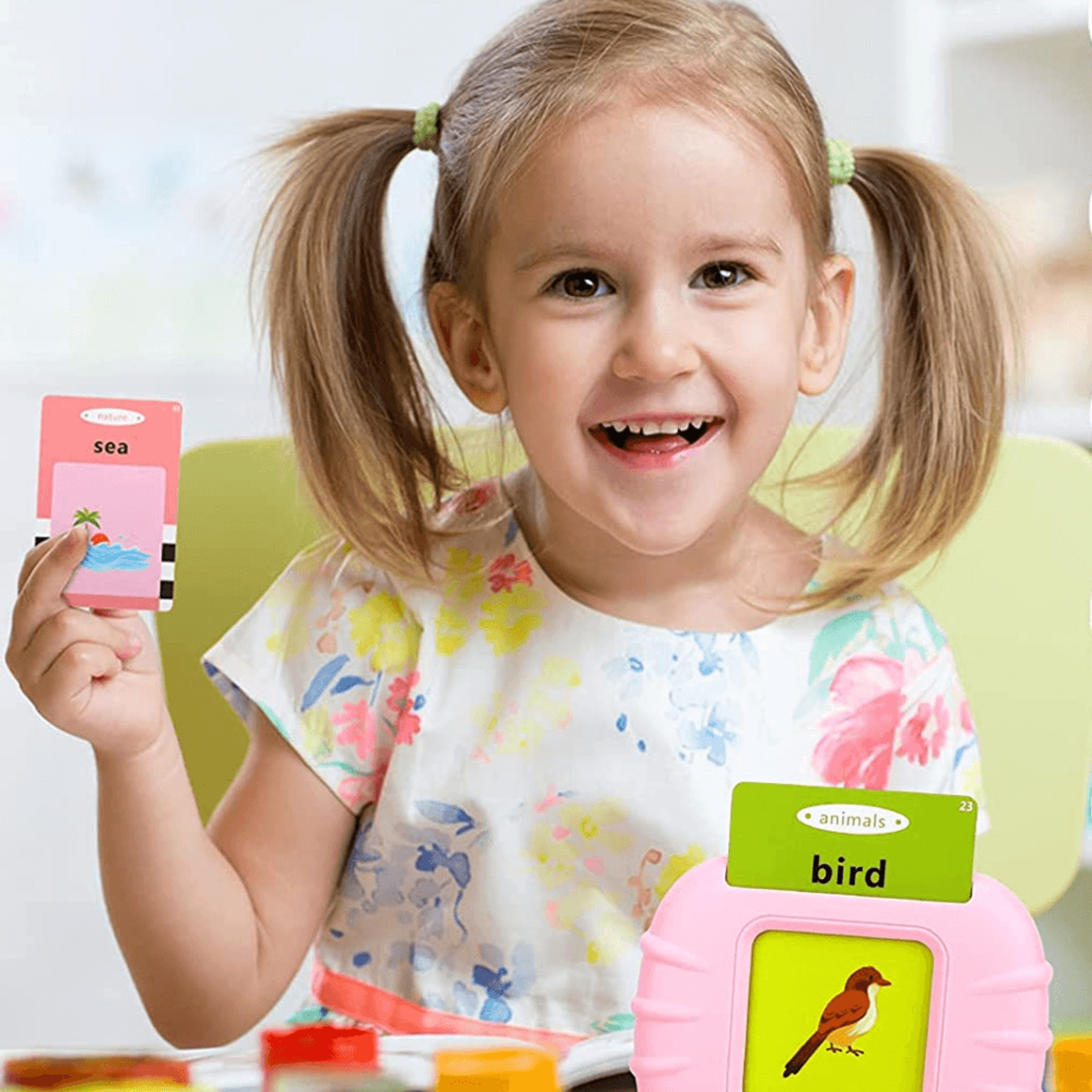 Educational Talking Flash Cards Pink