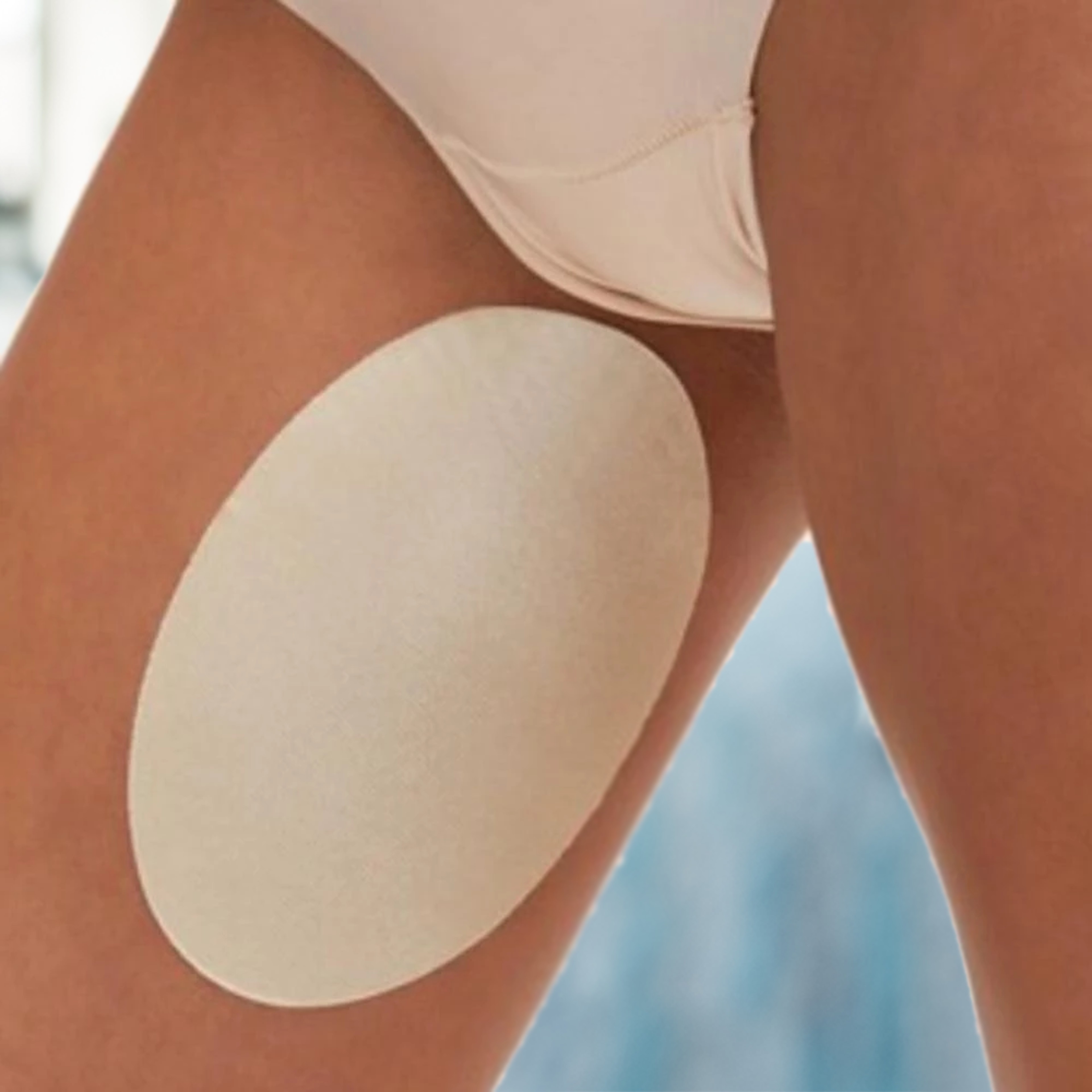 Breathable anti chafing adhesive for summer activities