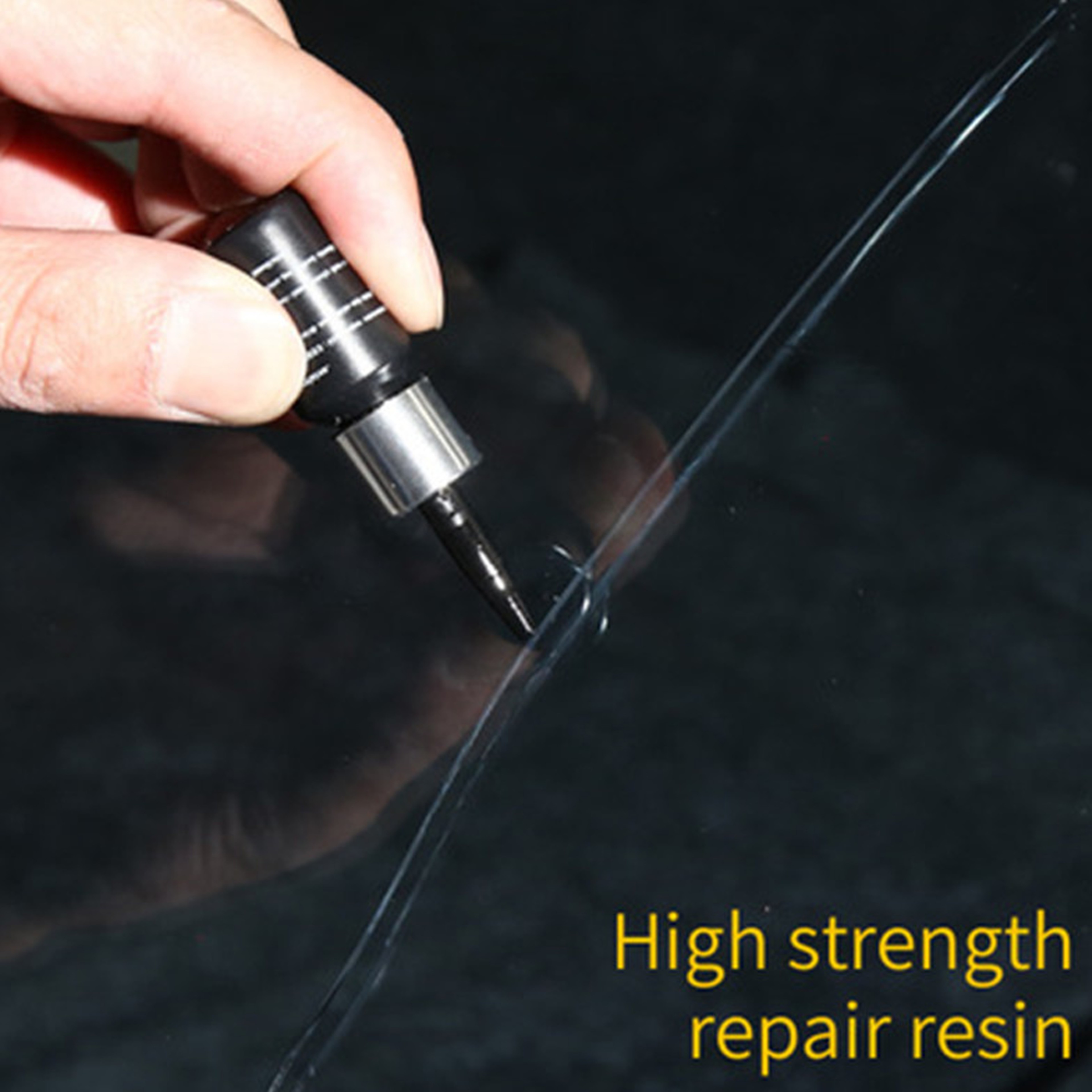 DIY glass repair fluid for cracked phone screens