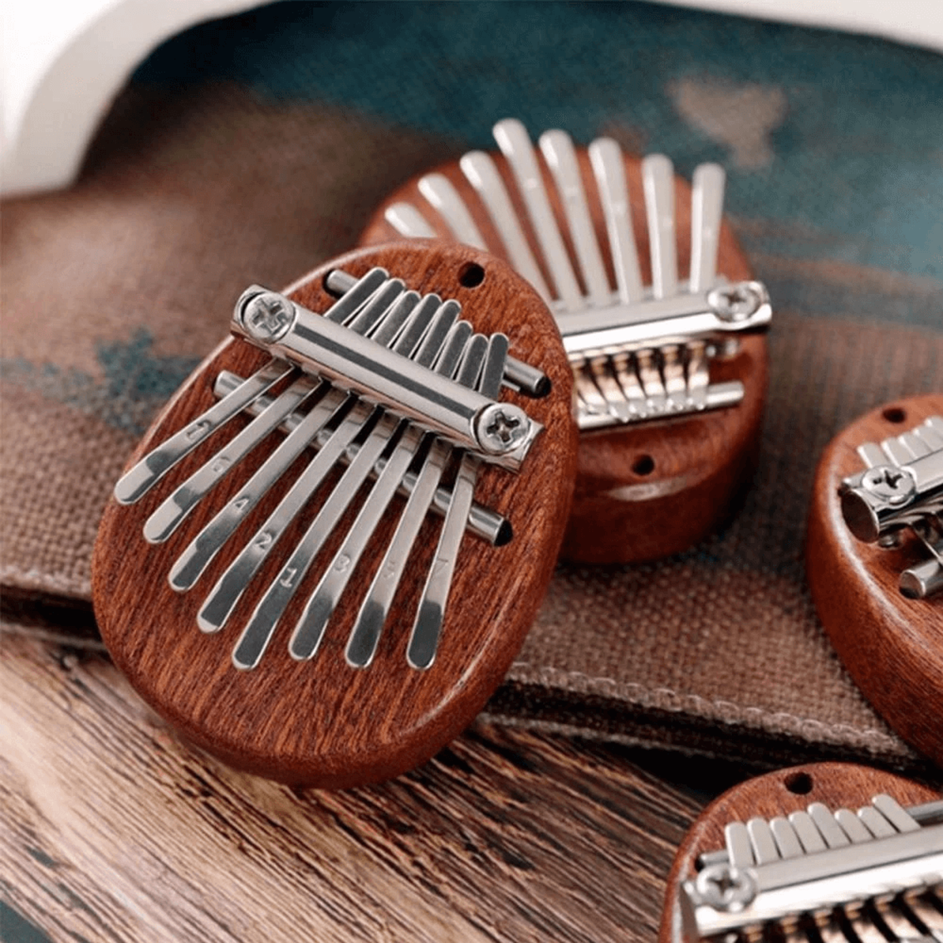 Kalimba 8 Key Exquisite Finger Thumb Piano 2