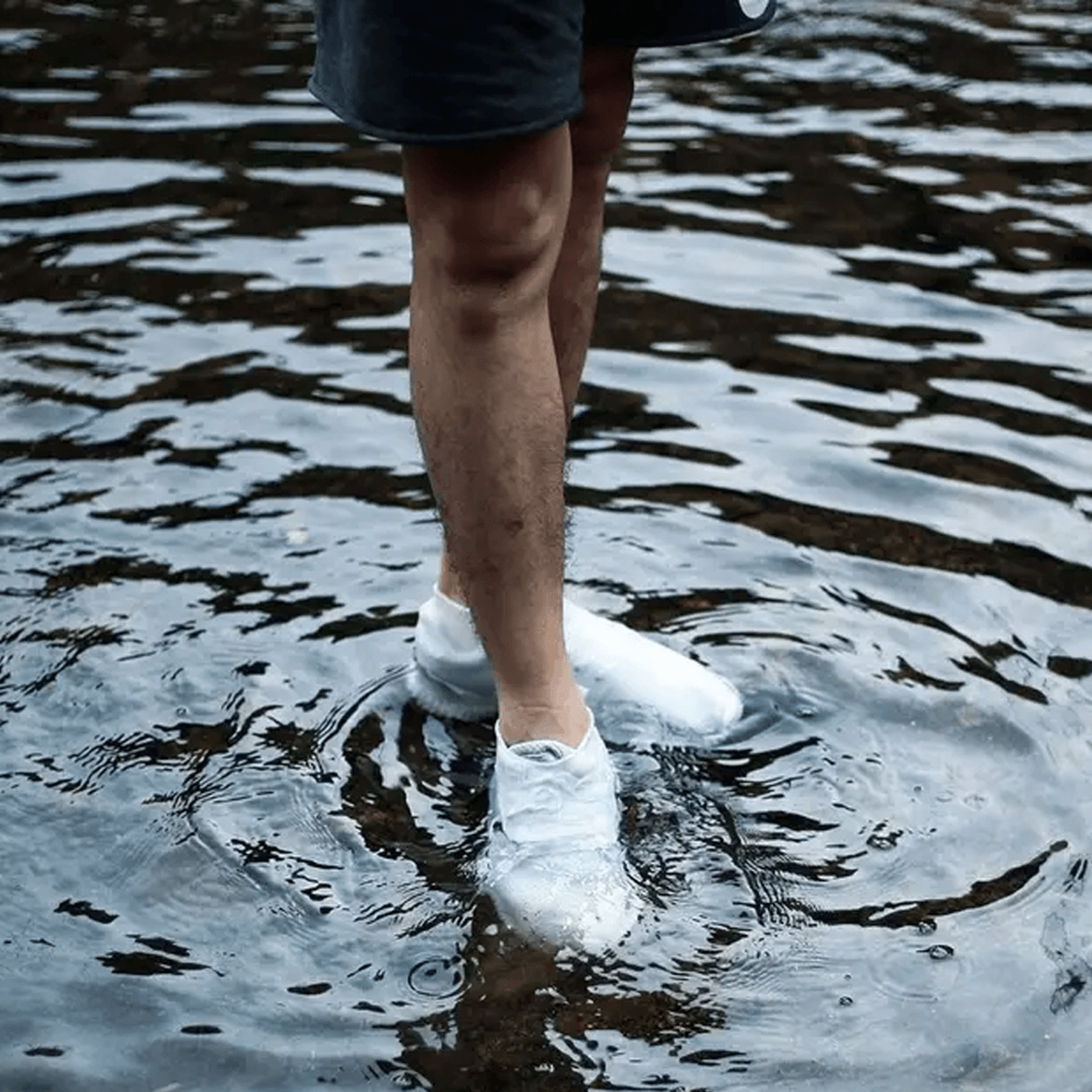 Durable reusable shoe protectors for outdoor activities