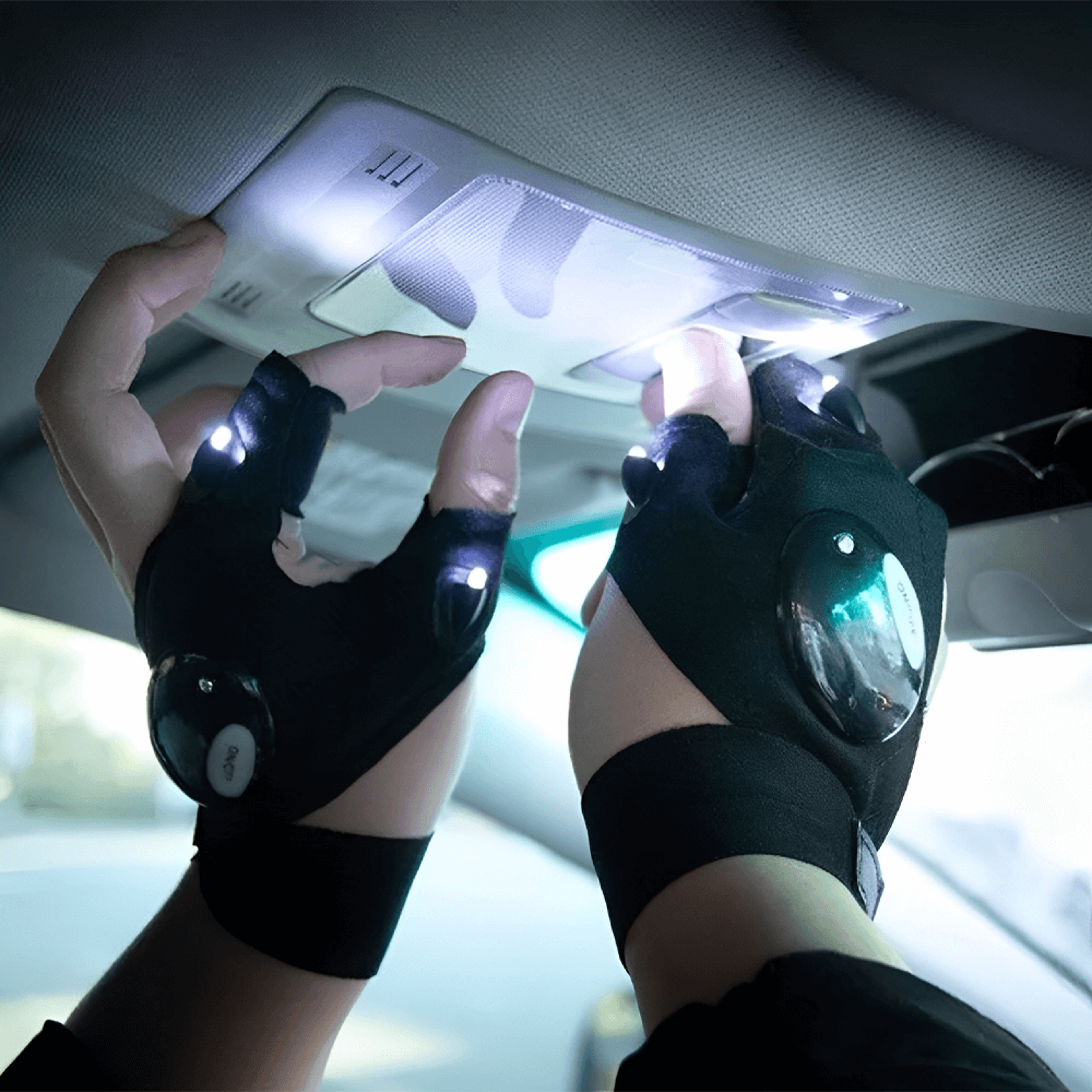 LED Gloves with Waterproof Lights 1