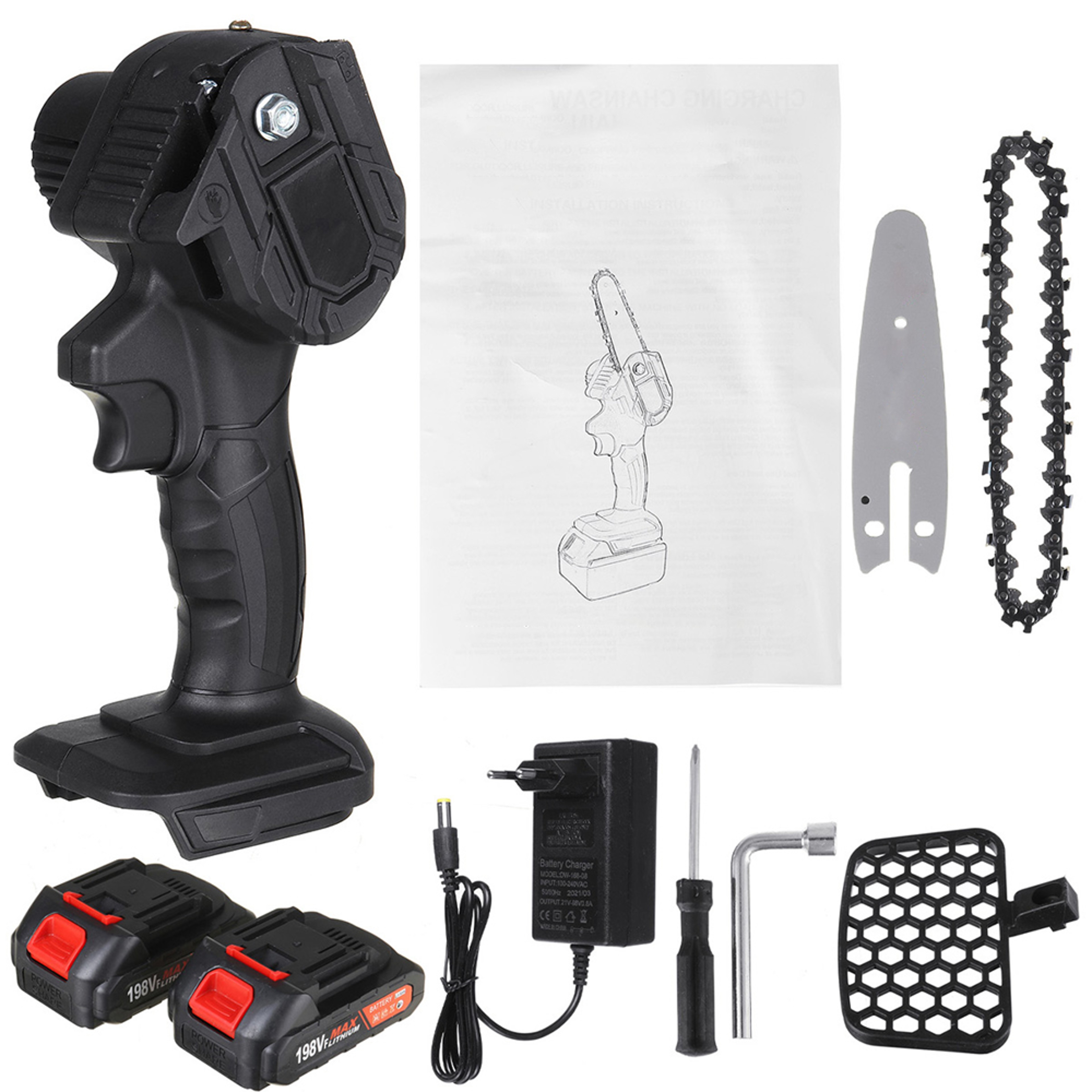 Storage-Friendly and Efficient Mini Battery Powered Chainsaw 5