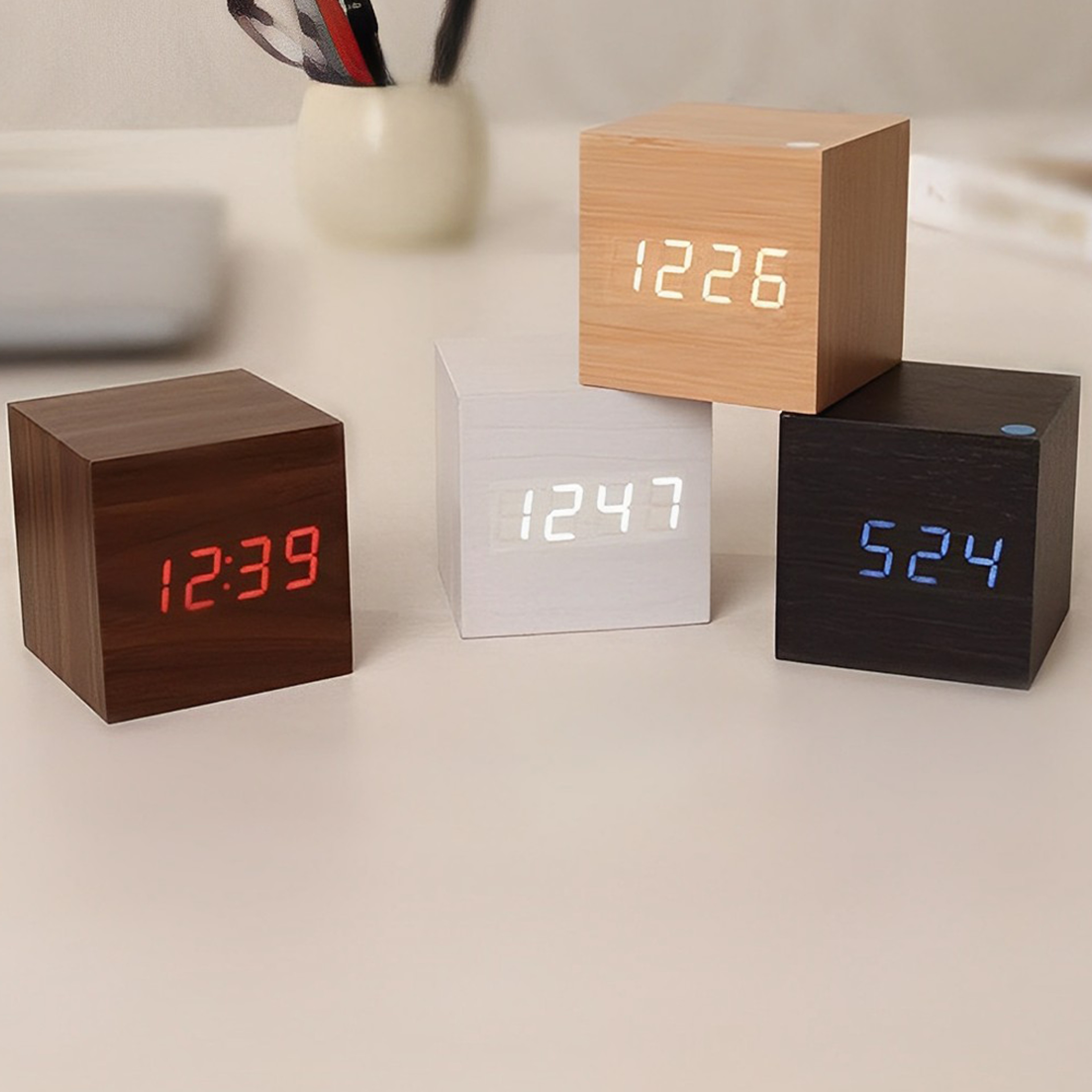 Best wooden digital alarm clocks for gifting