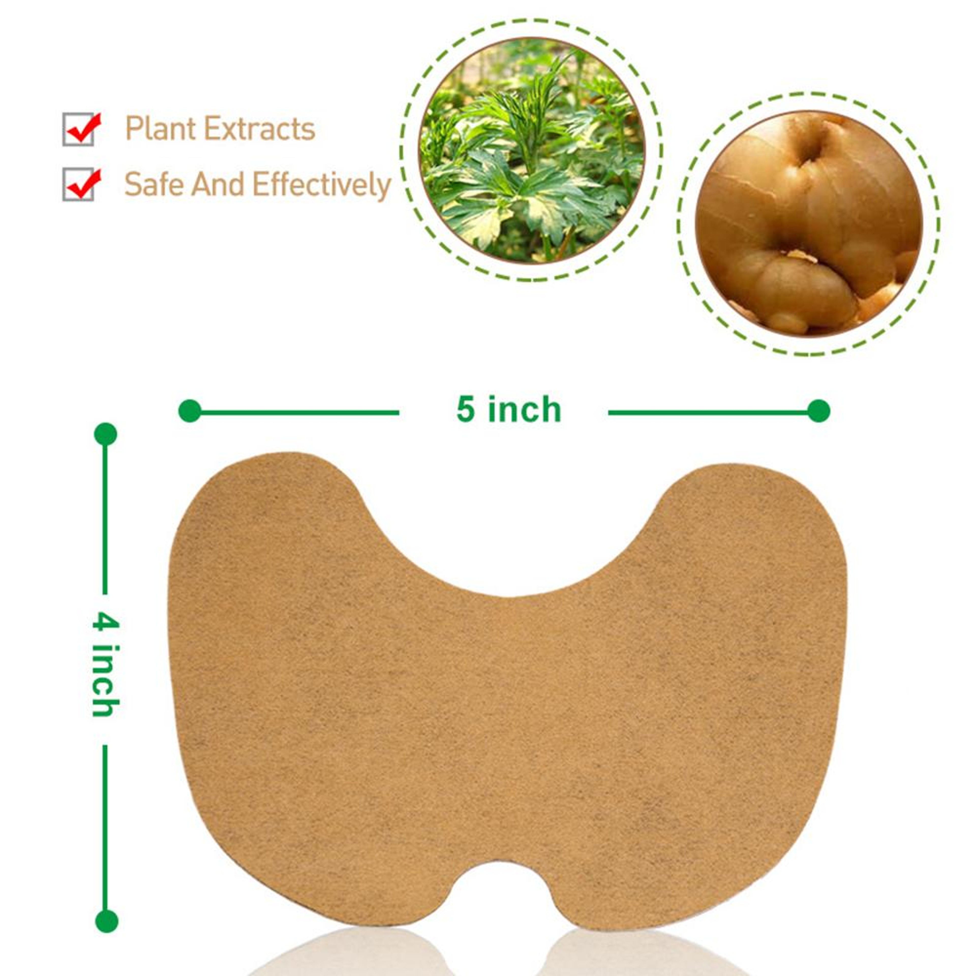 Herbal ingredients used in knee pain relief patches