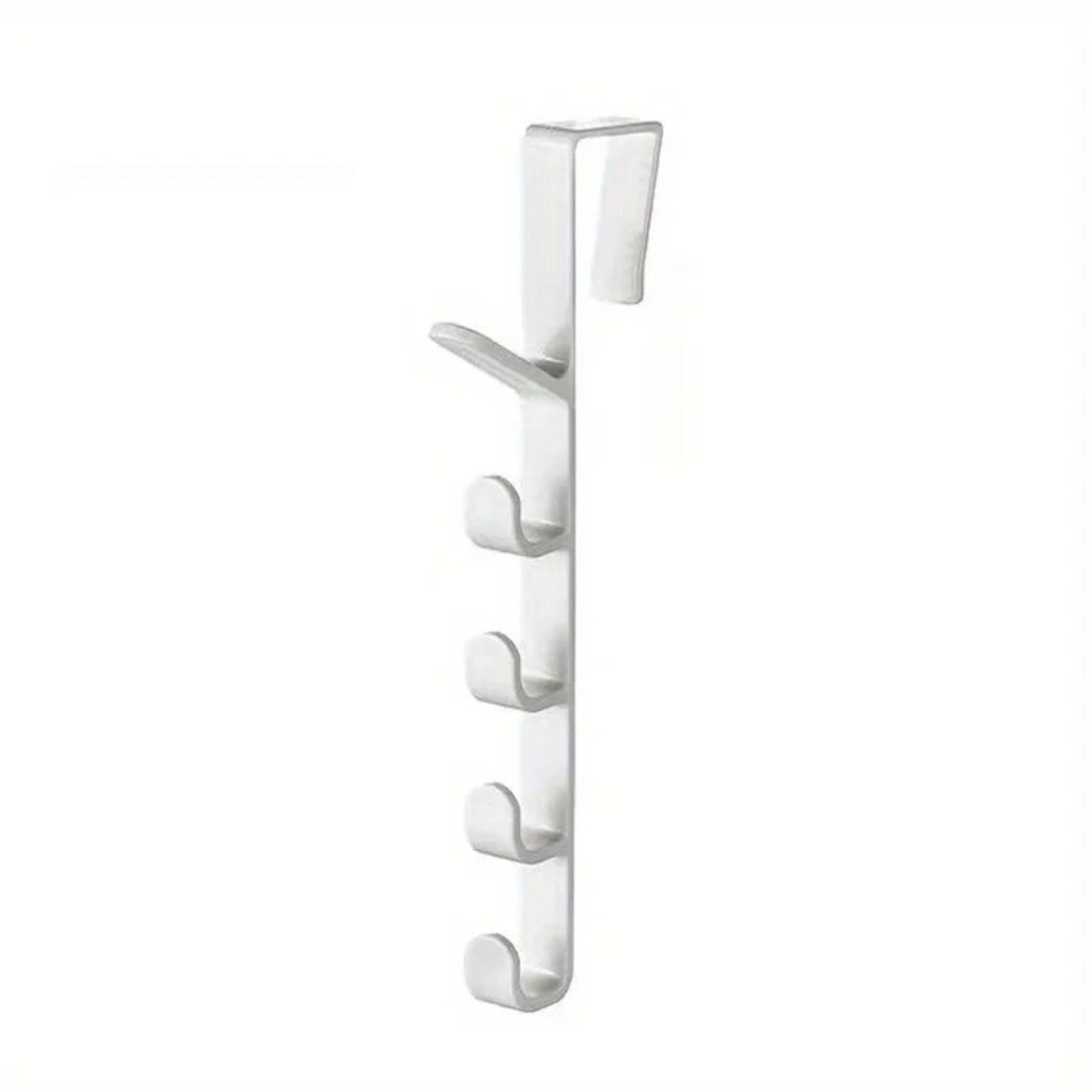 Bedroom Door Hanger Storage Rack Over The Door Clothes  Purse Holder Plastic Organizer Hooks 3