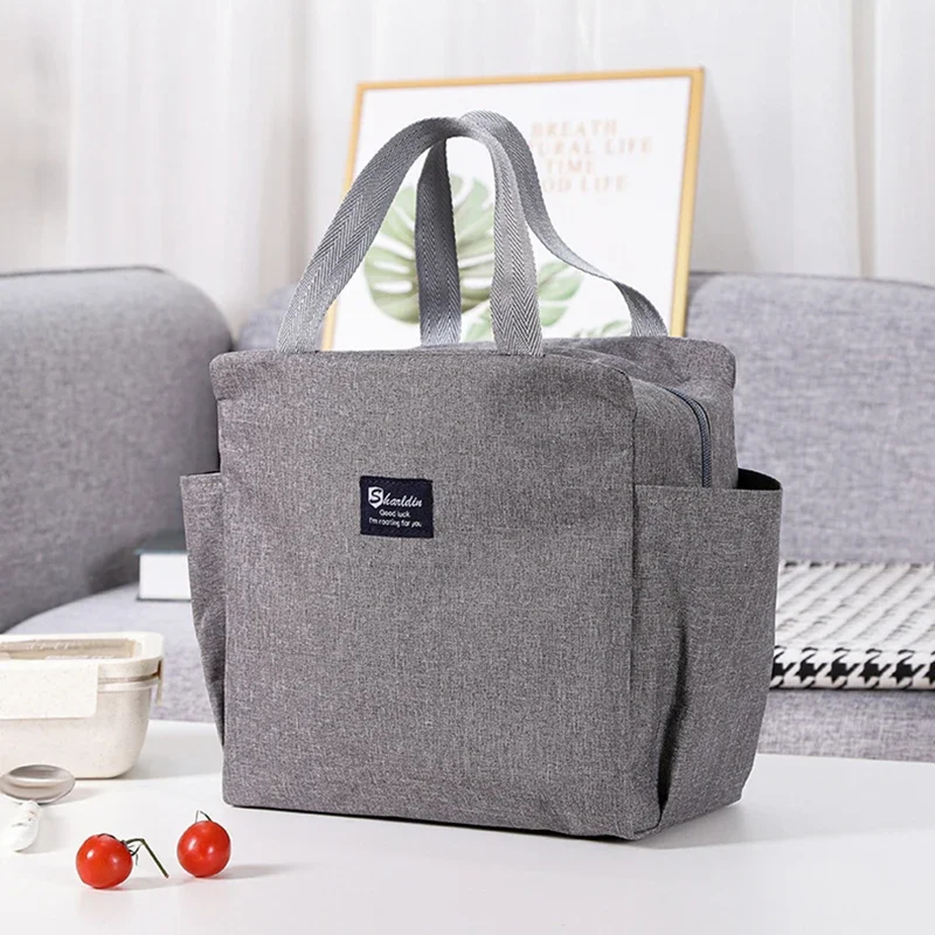 Large Capacity Insulated Lunch Bag For Women Waterproof Cooler Bag For Picnic  Food Storage 4