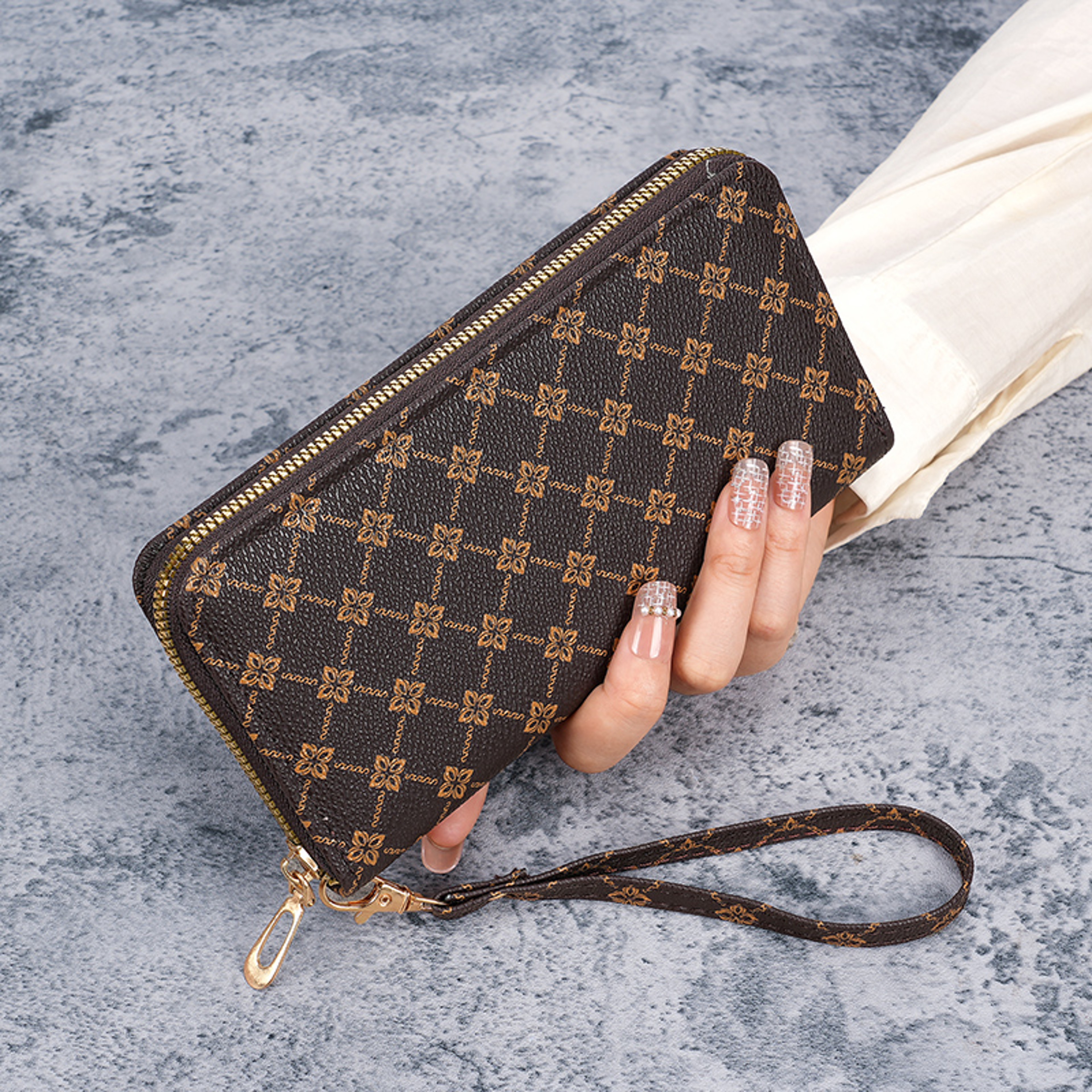 European American Trend Large Capacity Multifunctional Wallet Clutch Bag 4