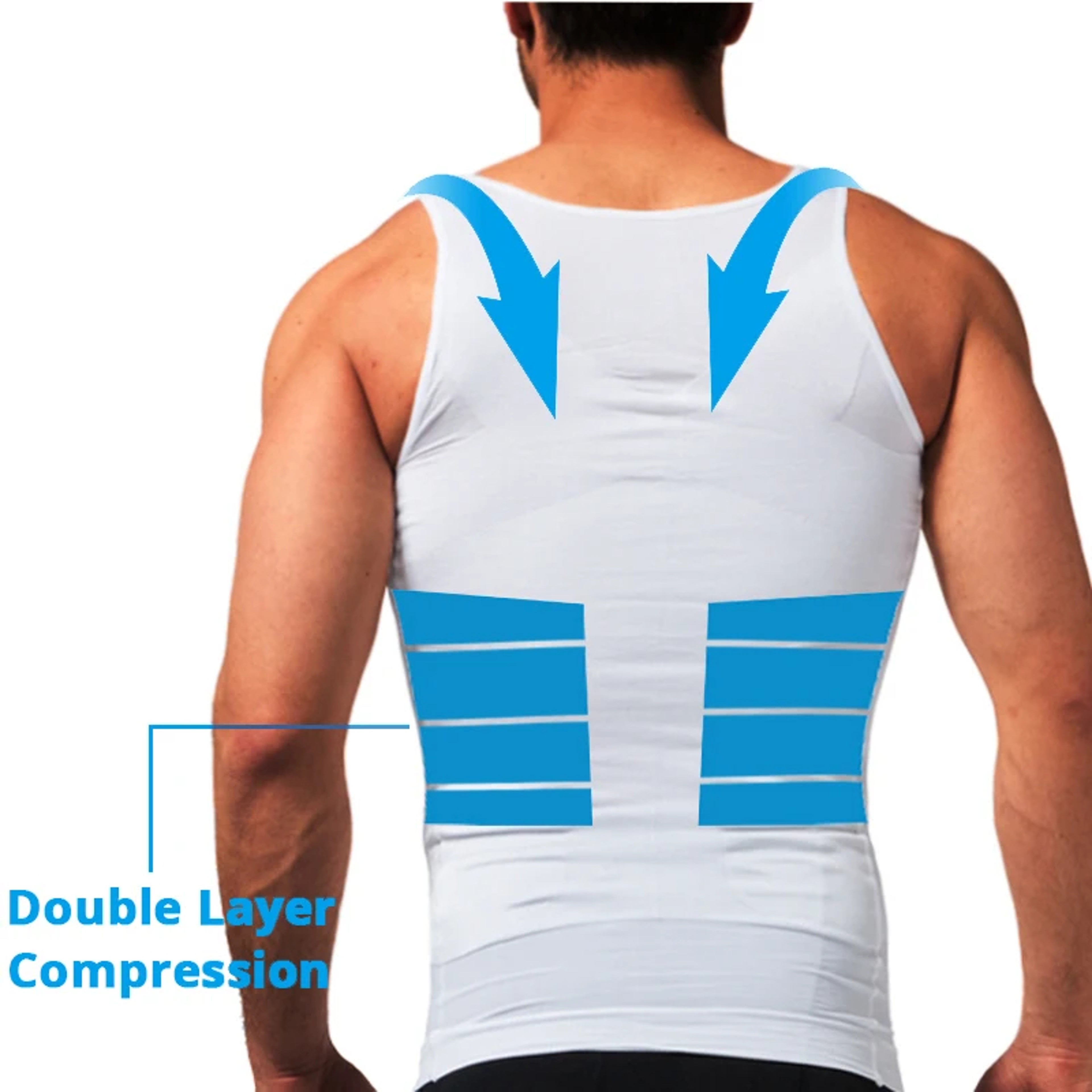 Mens Compression Sleeveless Jersey Fitness Tank Top For Gym Training Running  Sports 2