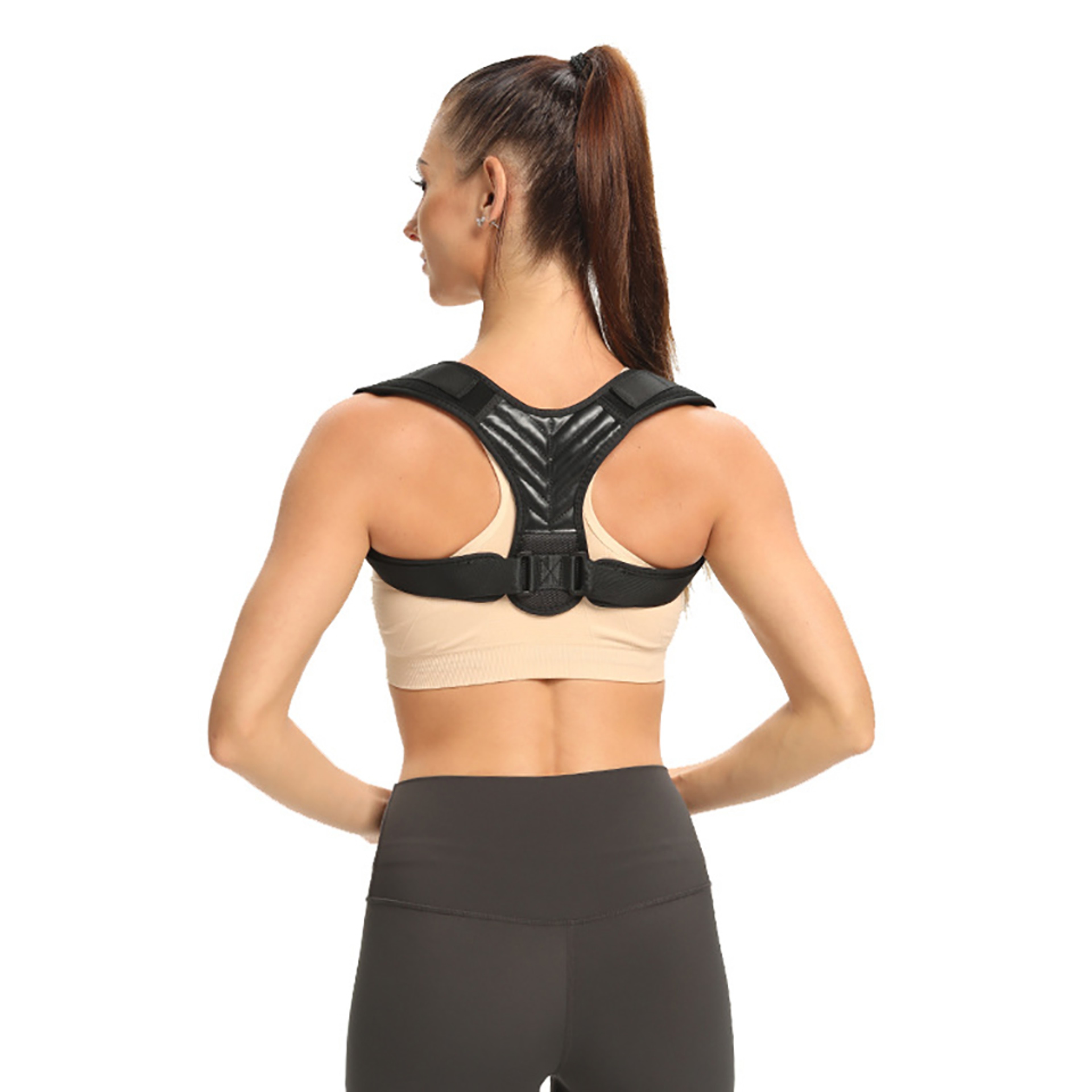 Adjustable Lumbar Posture Corrector For Men  Women Back Support Strap Brace For Spine  Shoulder Rel 5