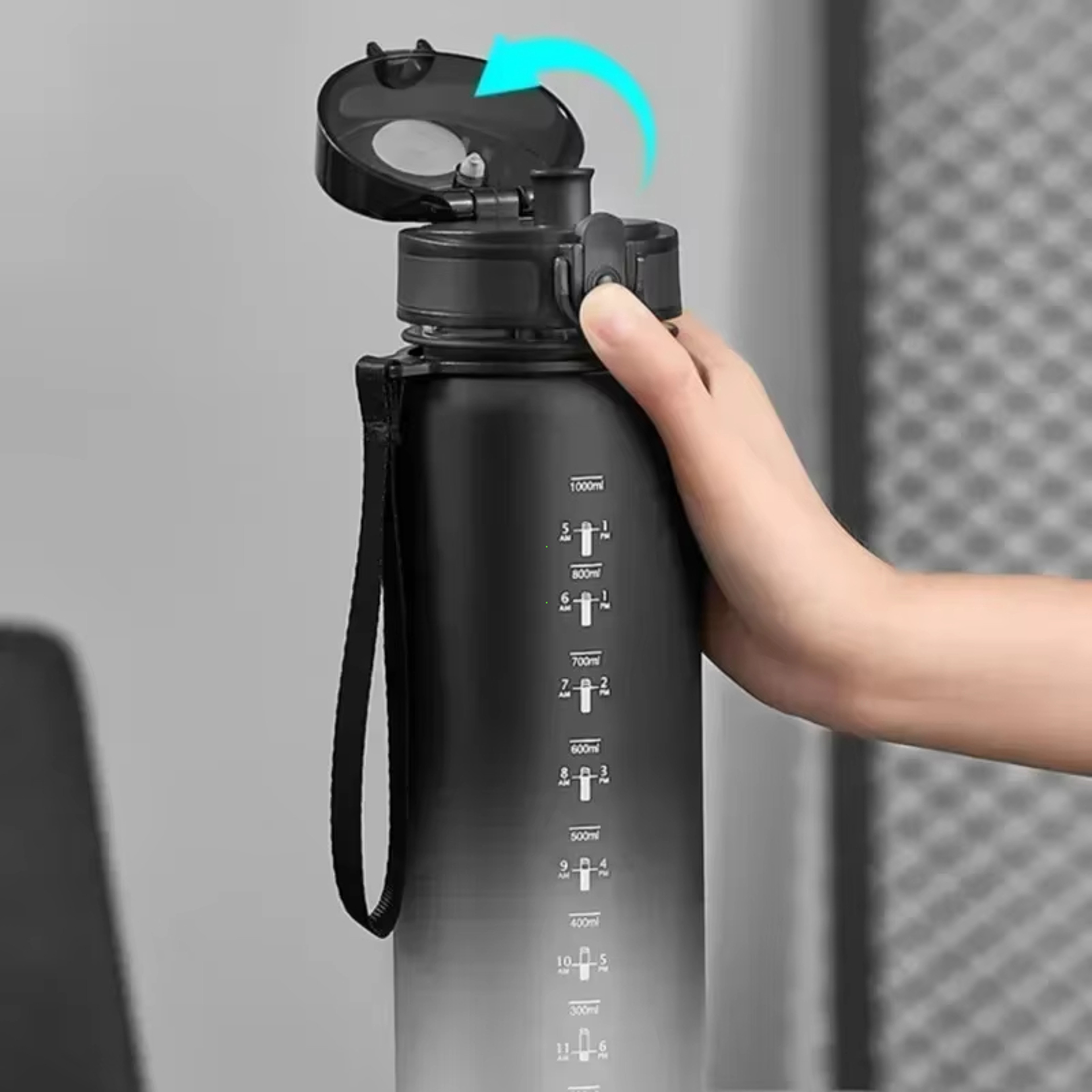 Large Capacity Sports Water Bottle For Men  Women Portable Plastic Drinkware For Outdoor  Fitness 0