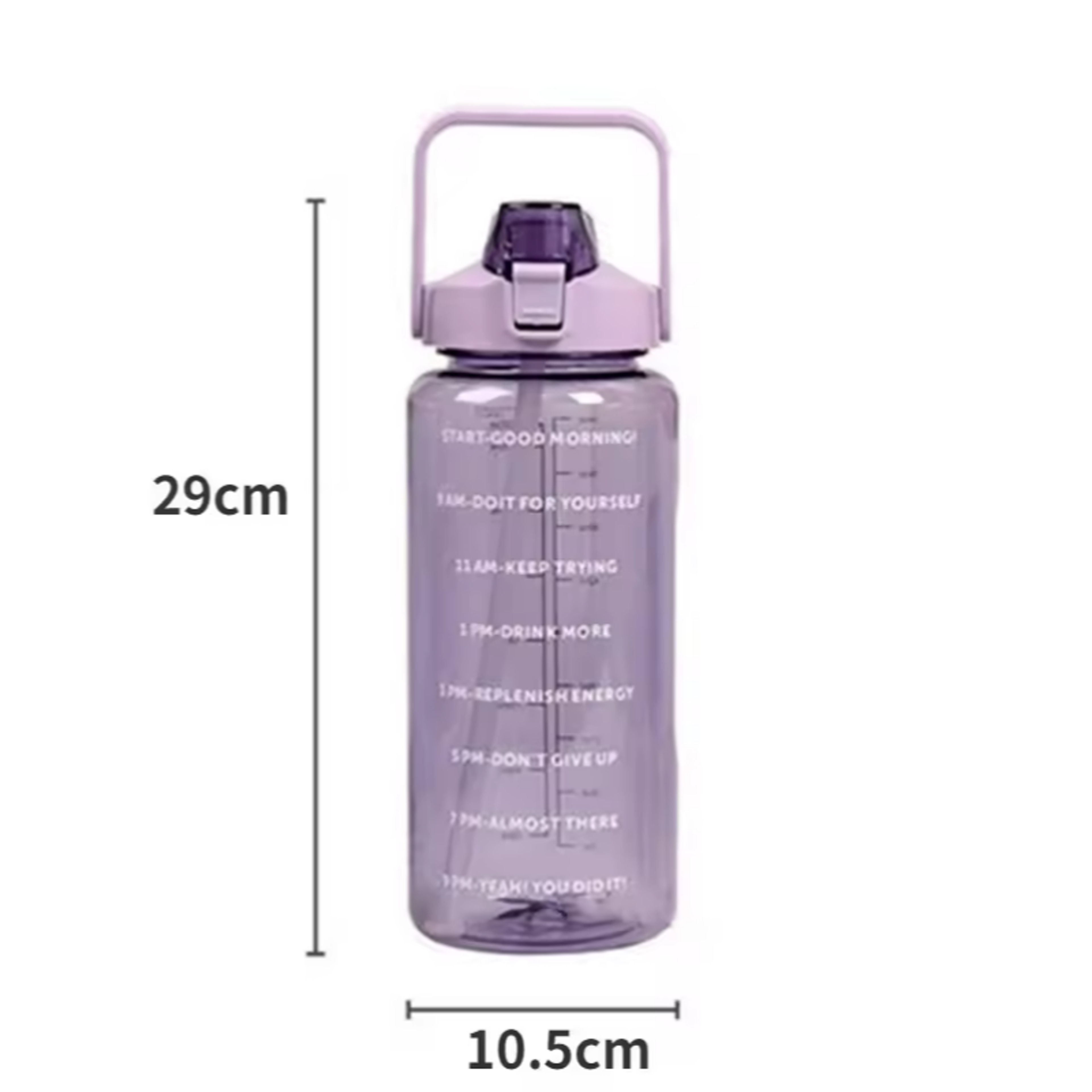 Large Portable Water Bottle With Straw Ideal For Fitness Sports And Travel Universal Design 1