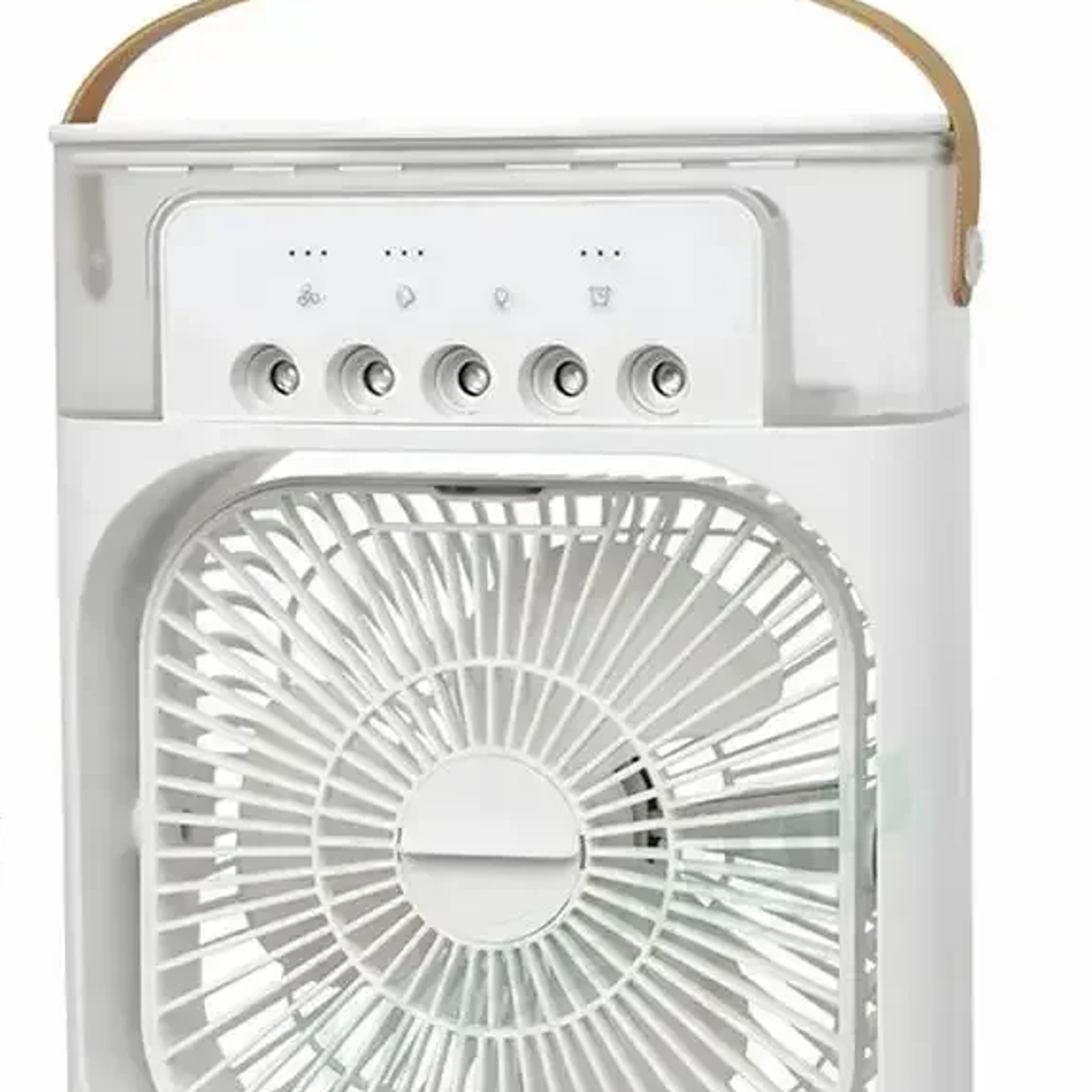 Portable Air Conditioner Fan with LED Night Light and Humidifier for Home and Office
