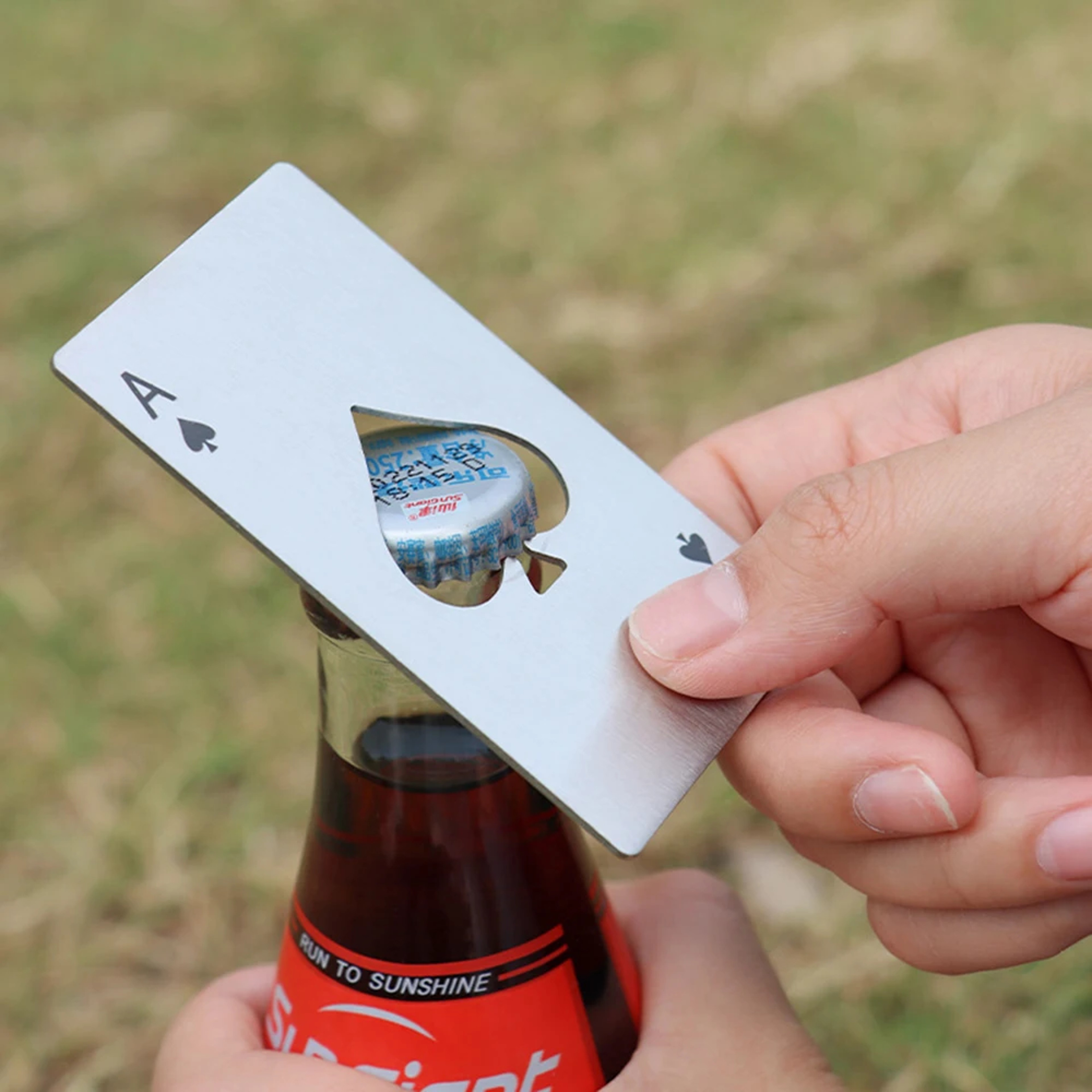 Stainless Steel Playing Cards Bottle Opener Credit Card Beer Opener 1