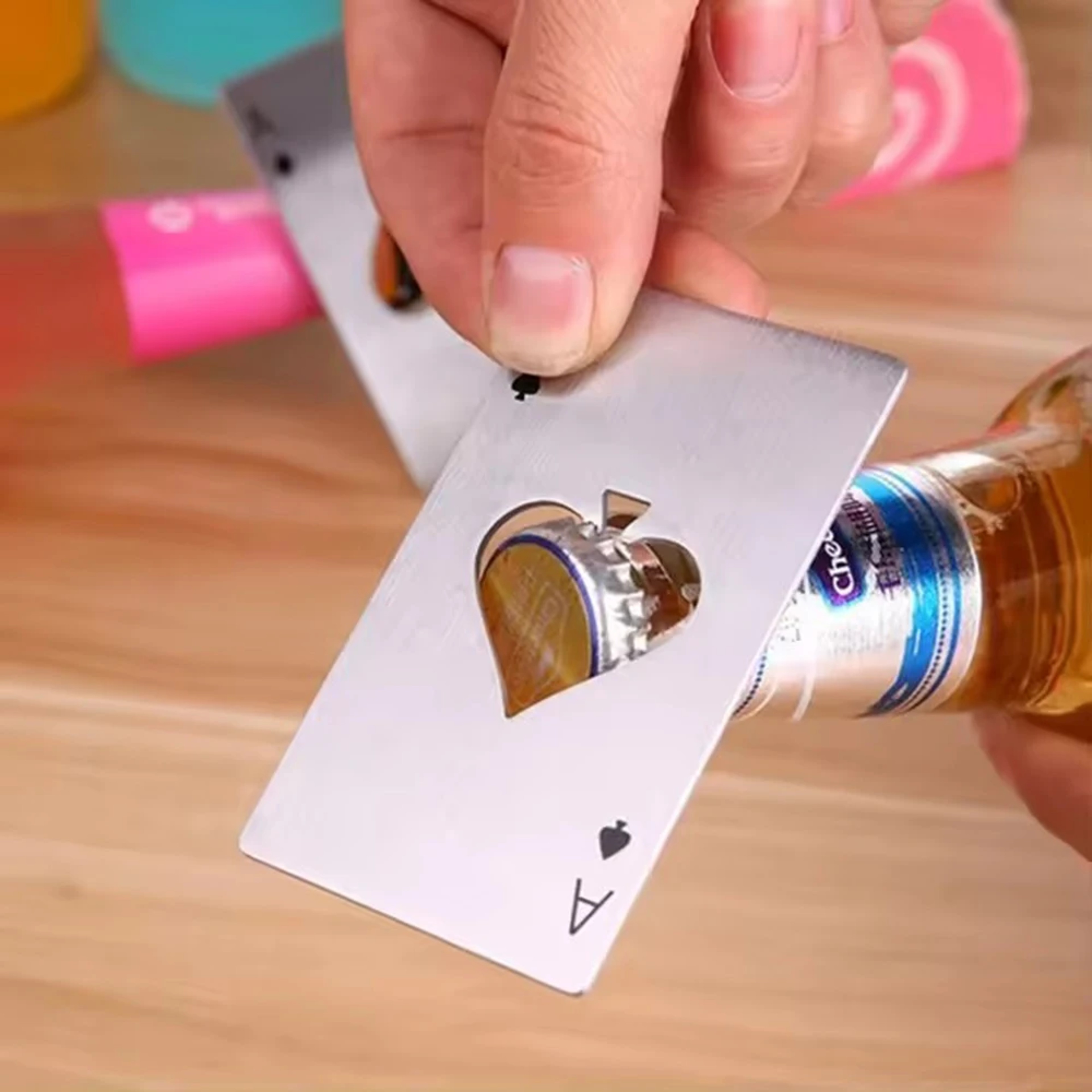 Stainless Steel Playing Cards Bottle Opener Credit Card Beer Opener 2