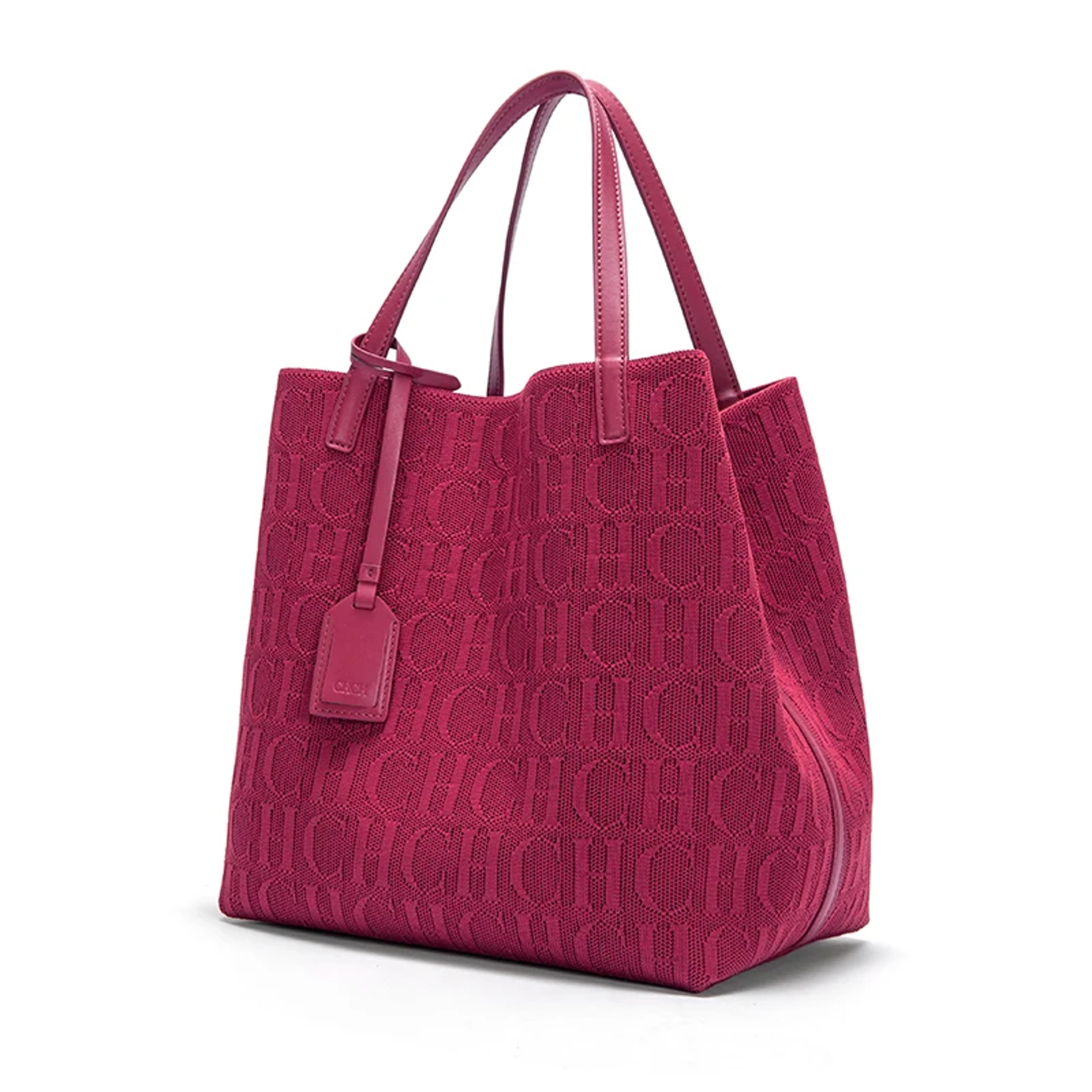 CH Ladies Shoulder Bag Classic Pure Color Handbag With Outer Pocket Large Capacity High Quality Cra 1