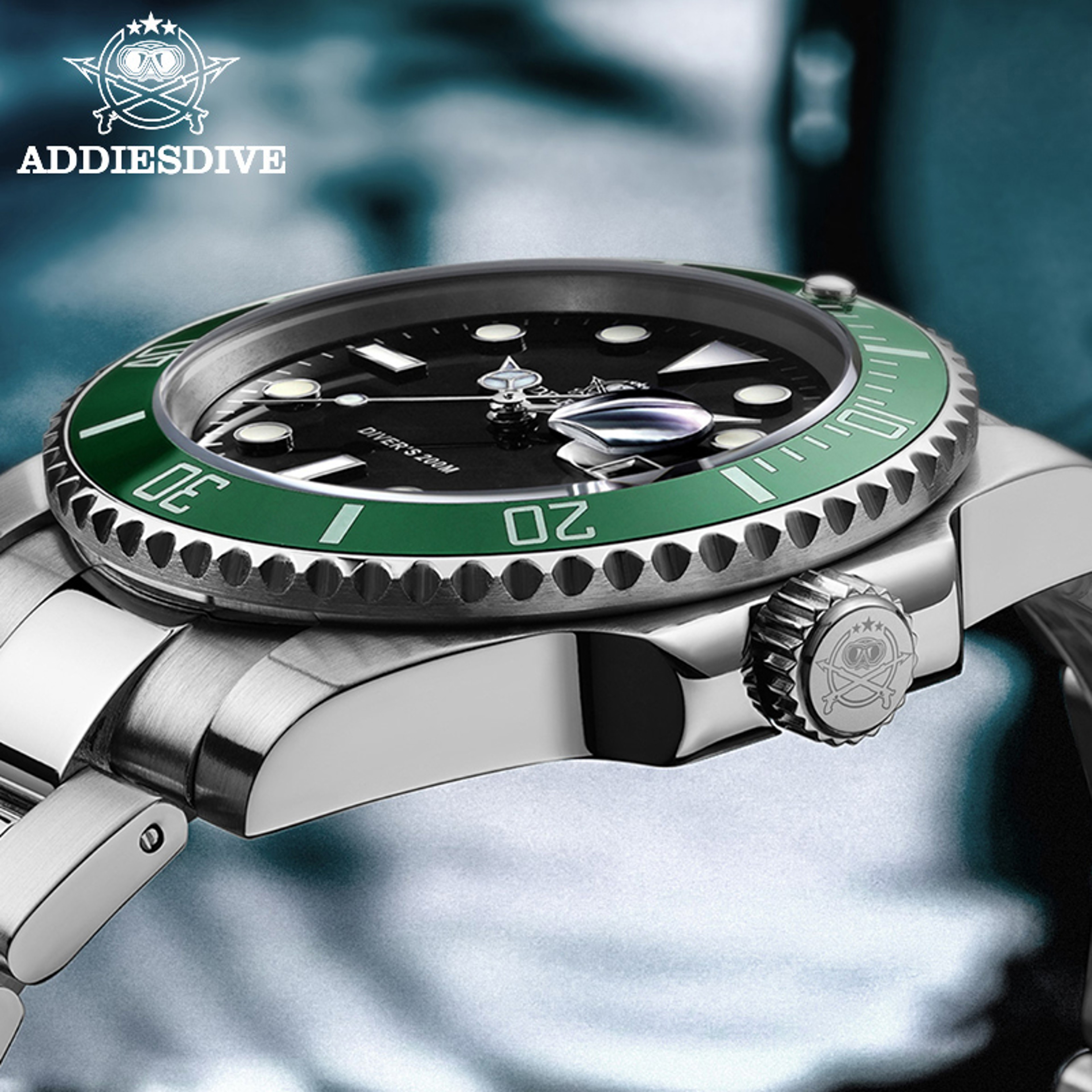 Stainless Steel Waterproof Sports Watch For Men Business  Leisure Quartz Watch 1