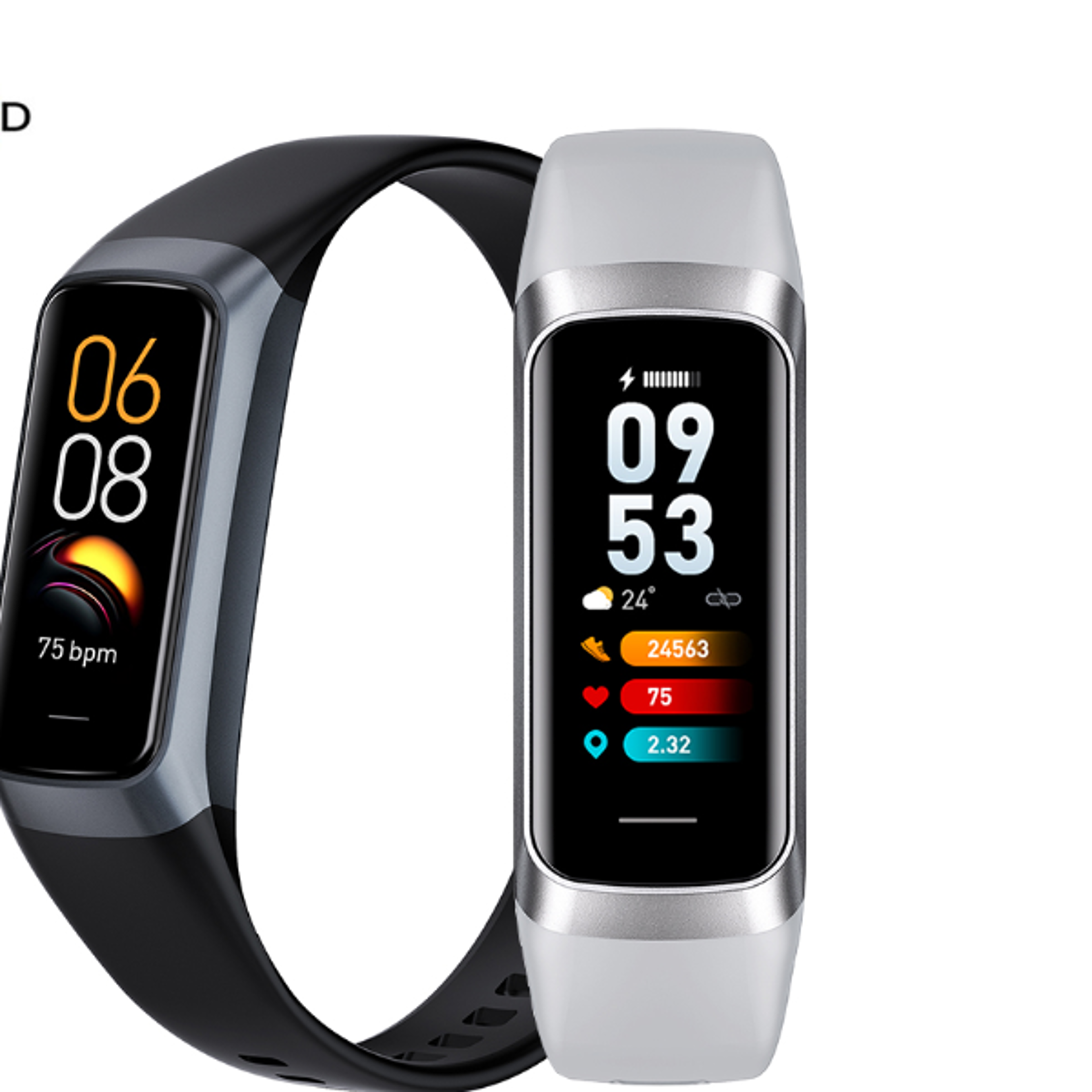 Smart Fitness Tracker Watch with Body Temperature Monitor  Waterproof Design Sports Smartwatch for
