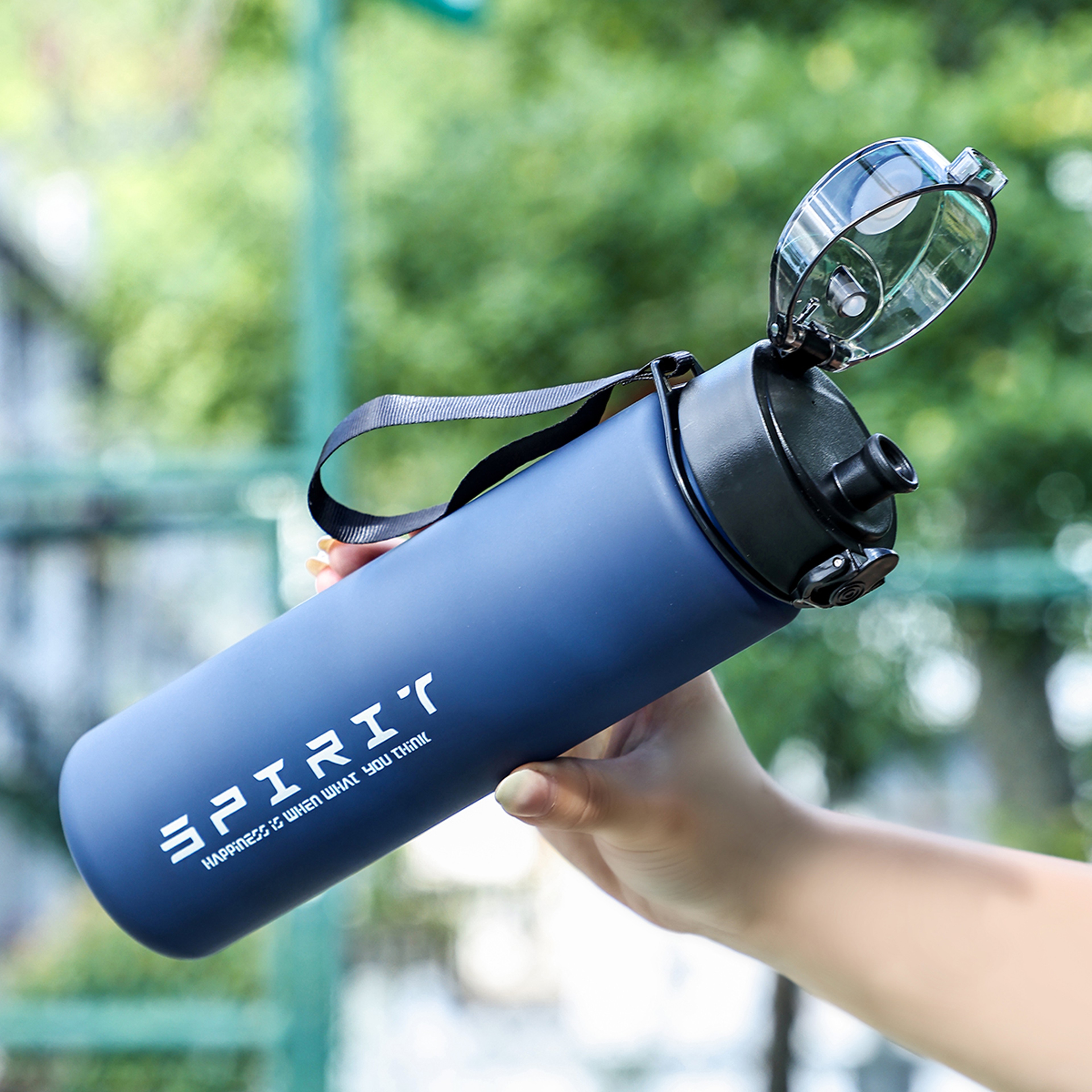 Portable Large Capacity Gradient Water Bottle Perfect For Sports  Outdoor Adventures 0