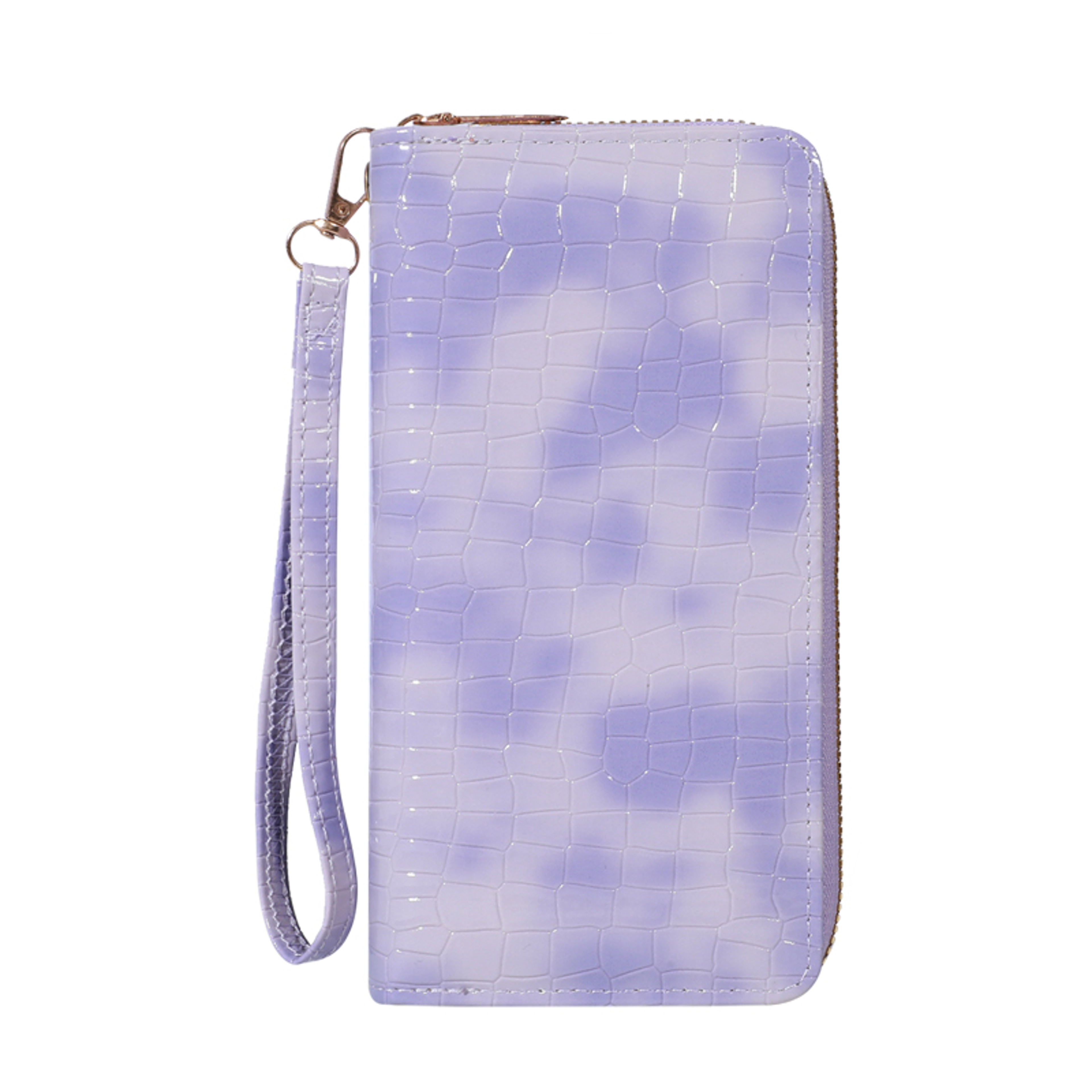 Elegant Large Capacity Wallet Clutch Purse With Zipper Multiple Card Holder Slots And Compartments 4