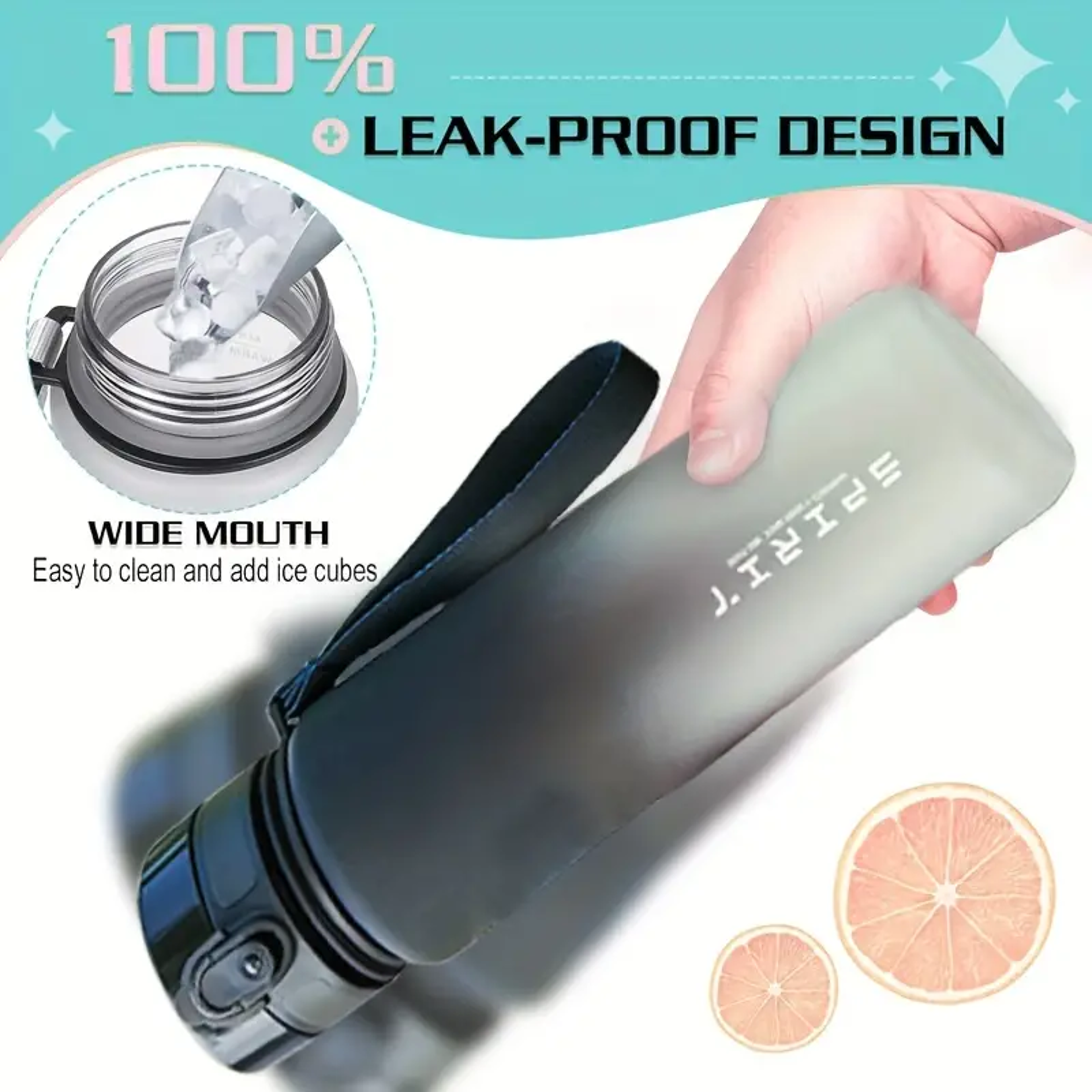 Sports Water Bottle with Large Capacity Perfect for Fitness Mountaineering Cycling and Camping – view 4