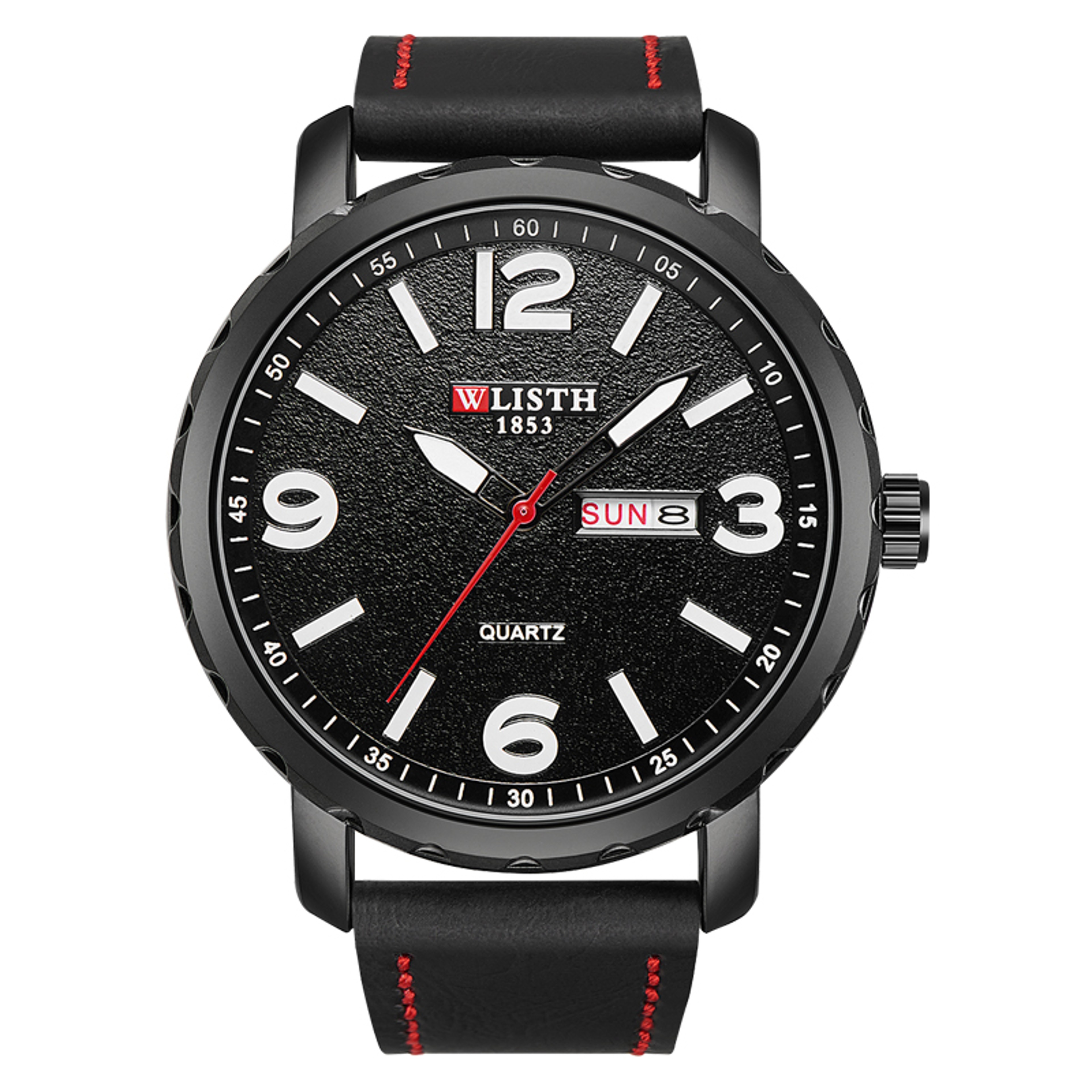 Mens Waterproof Quartz Leather Watch Business Casual Night Light Sport Watch for Men – view 7
