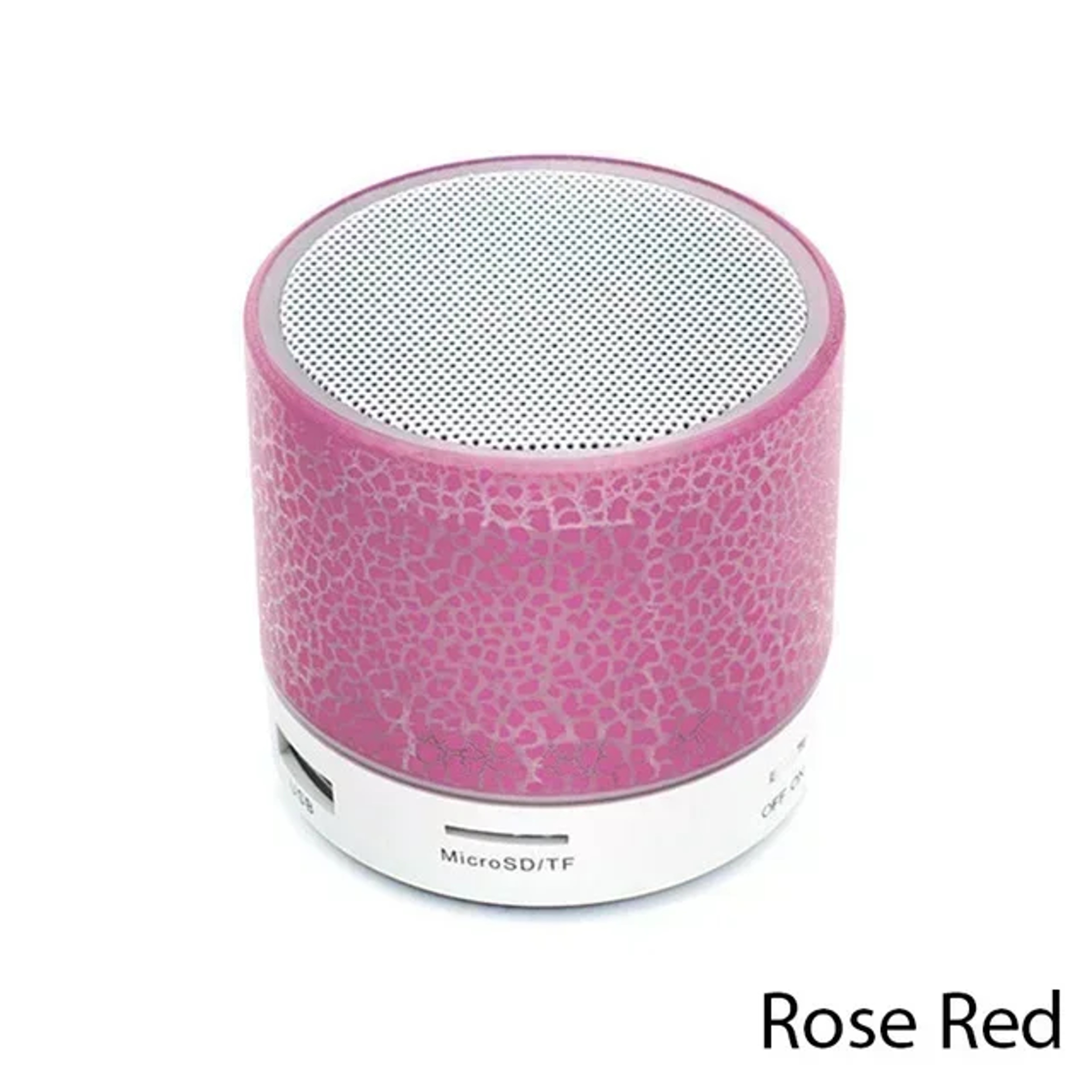 Mini Bluetooth Speaker Wireless Loudspeaker With LED Crack Effect SD Card  USB Subwoofer Portable D 5