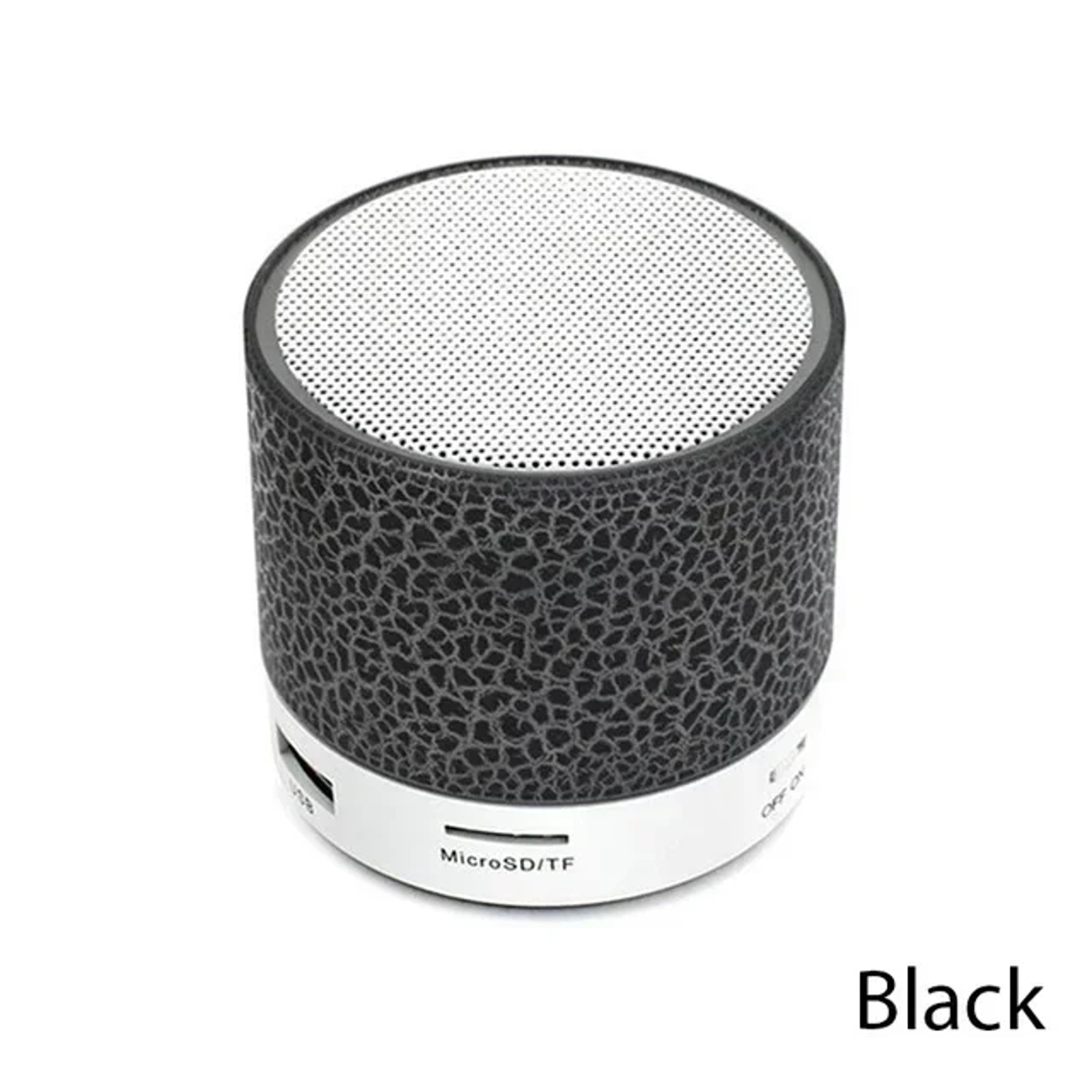 Mini Bluetooth Speaker Wireless Loudspeaker With LED Crack Effect SD Card  USB Subwoofer Portable D 6