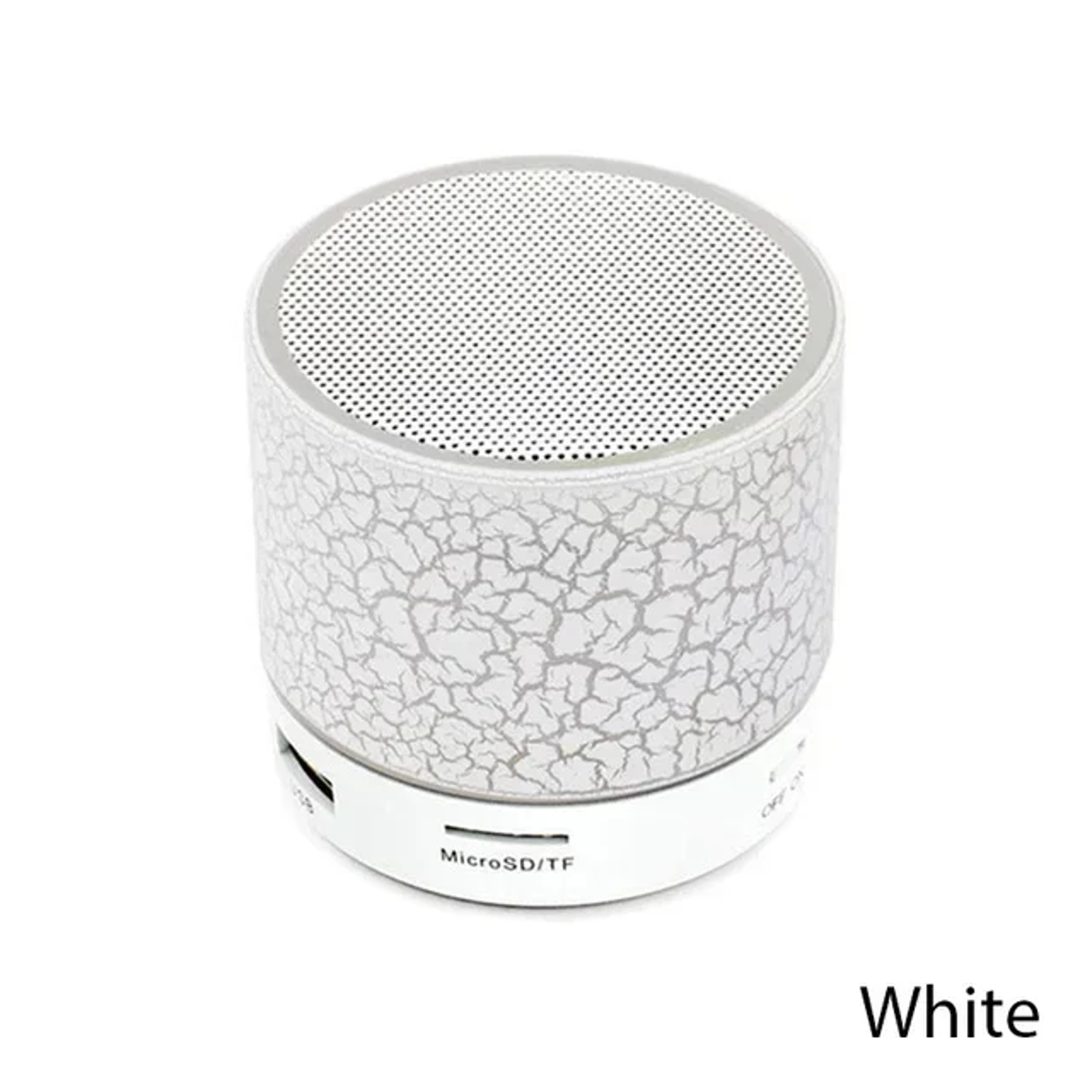 Mini Bluetooth Speaker Wireless Loudspeaker With LED Crack Effect SD Card  USB Subwoofer Portable D 7