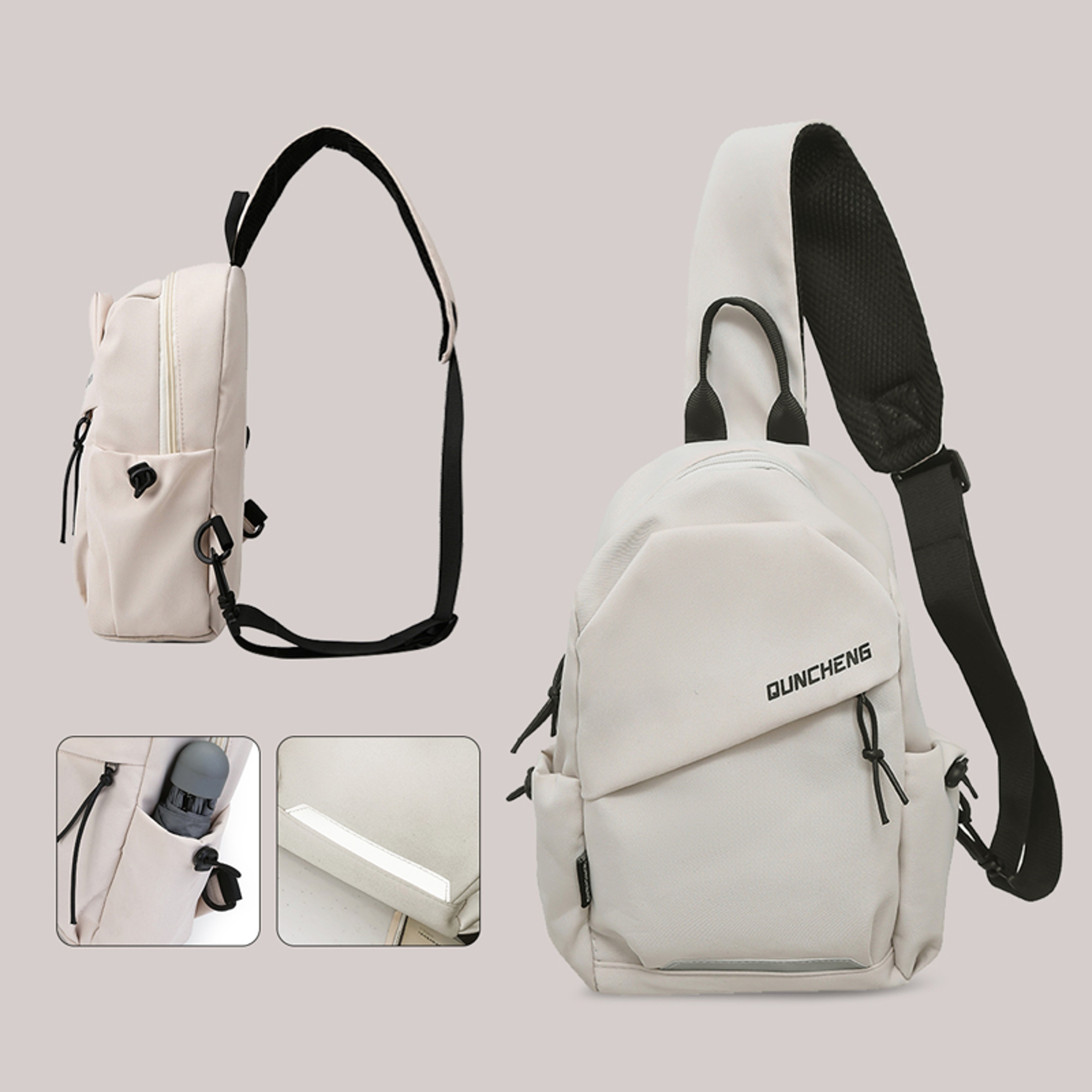 Versatile Crossbody Backpack for Men & Women Stylish Single Shoulder Chest Bag for Everyday Use – view 4
