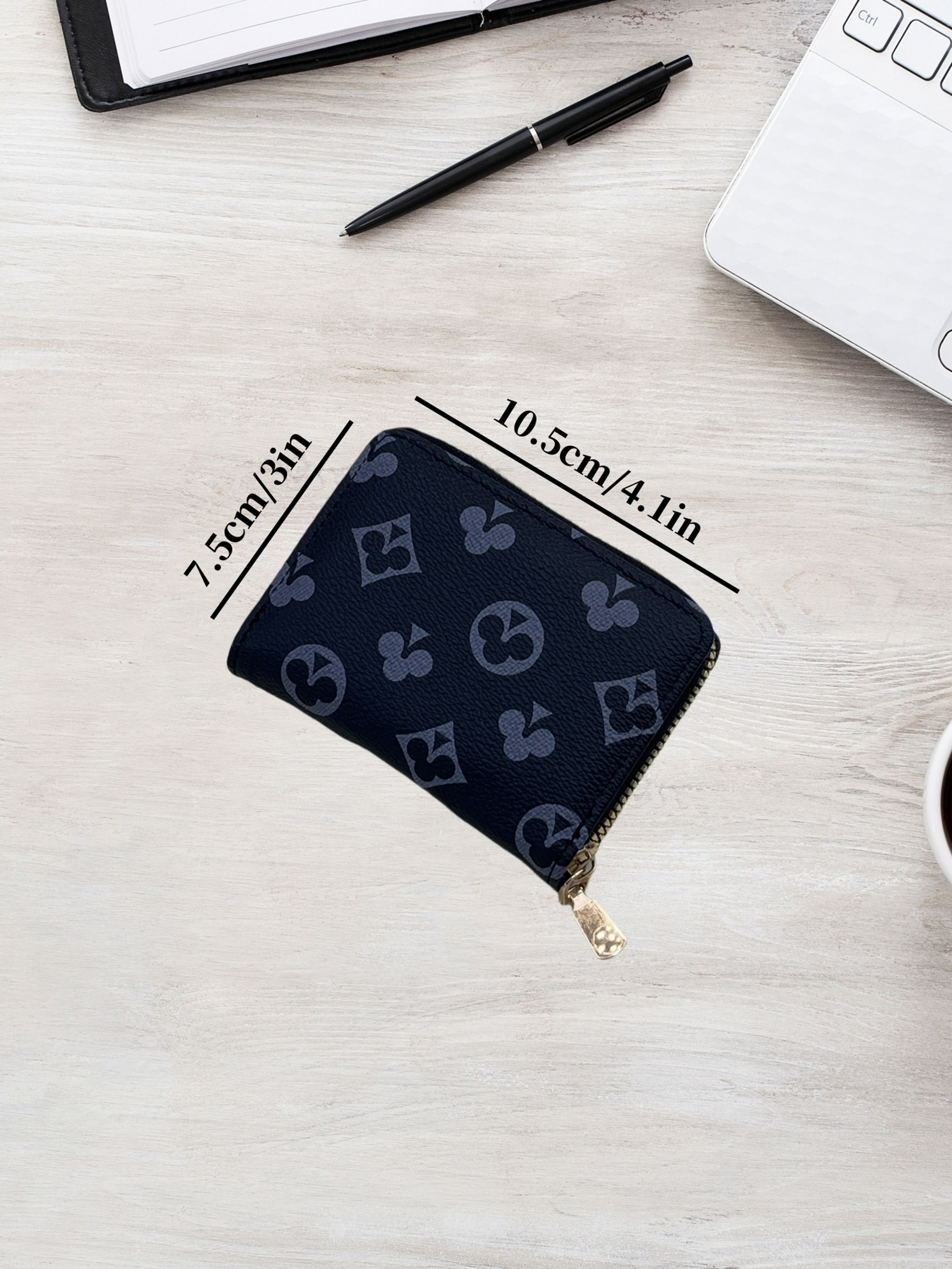 Fashion Womens Card Holder With Zipper Portable Mini Wallet For Women Multi Slot Coin Purse Card Ca 3