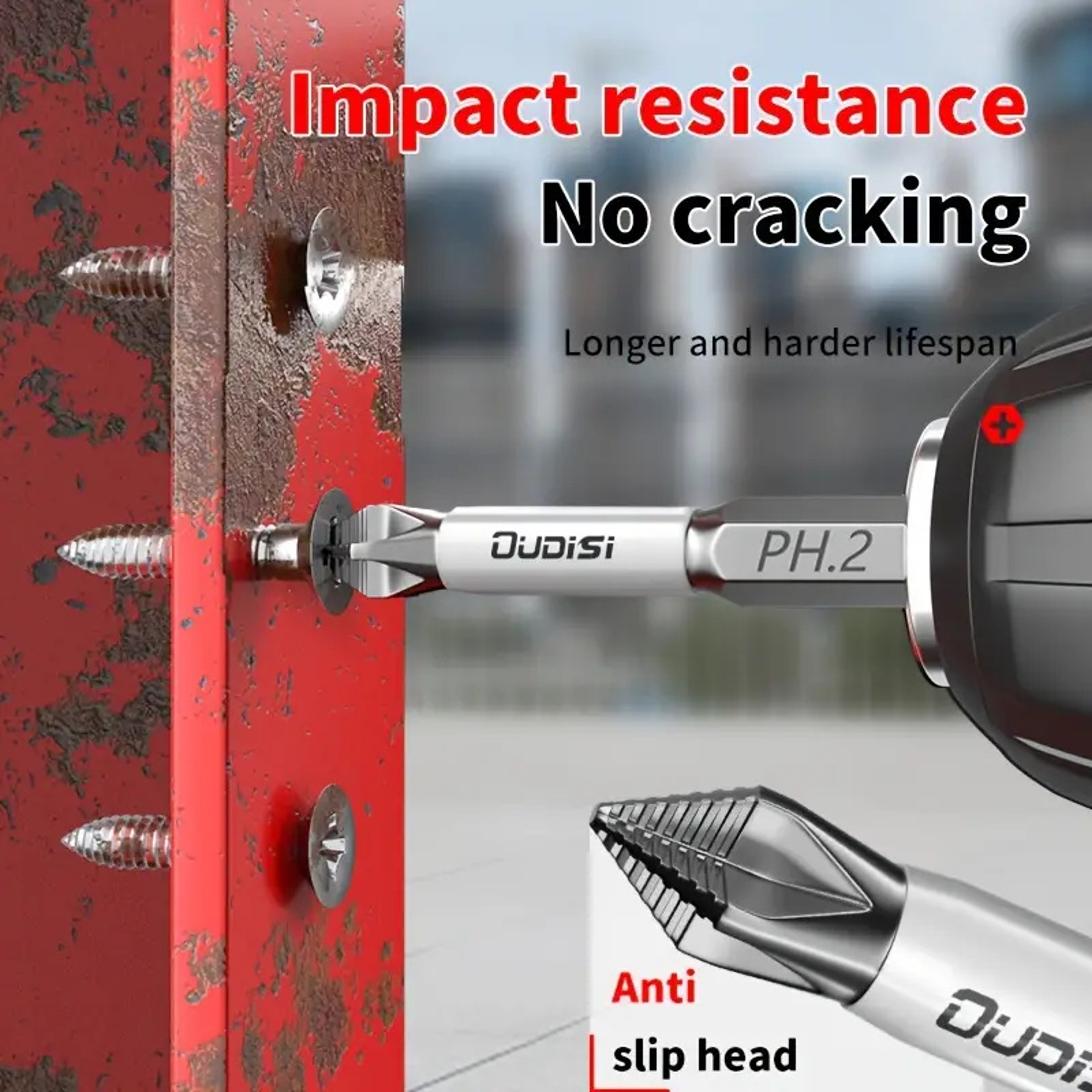 Magnetic Screwdriver Bit Set Heavy Duty Shockproof Impact Drill Bits 1