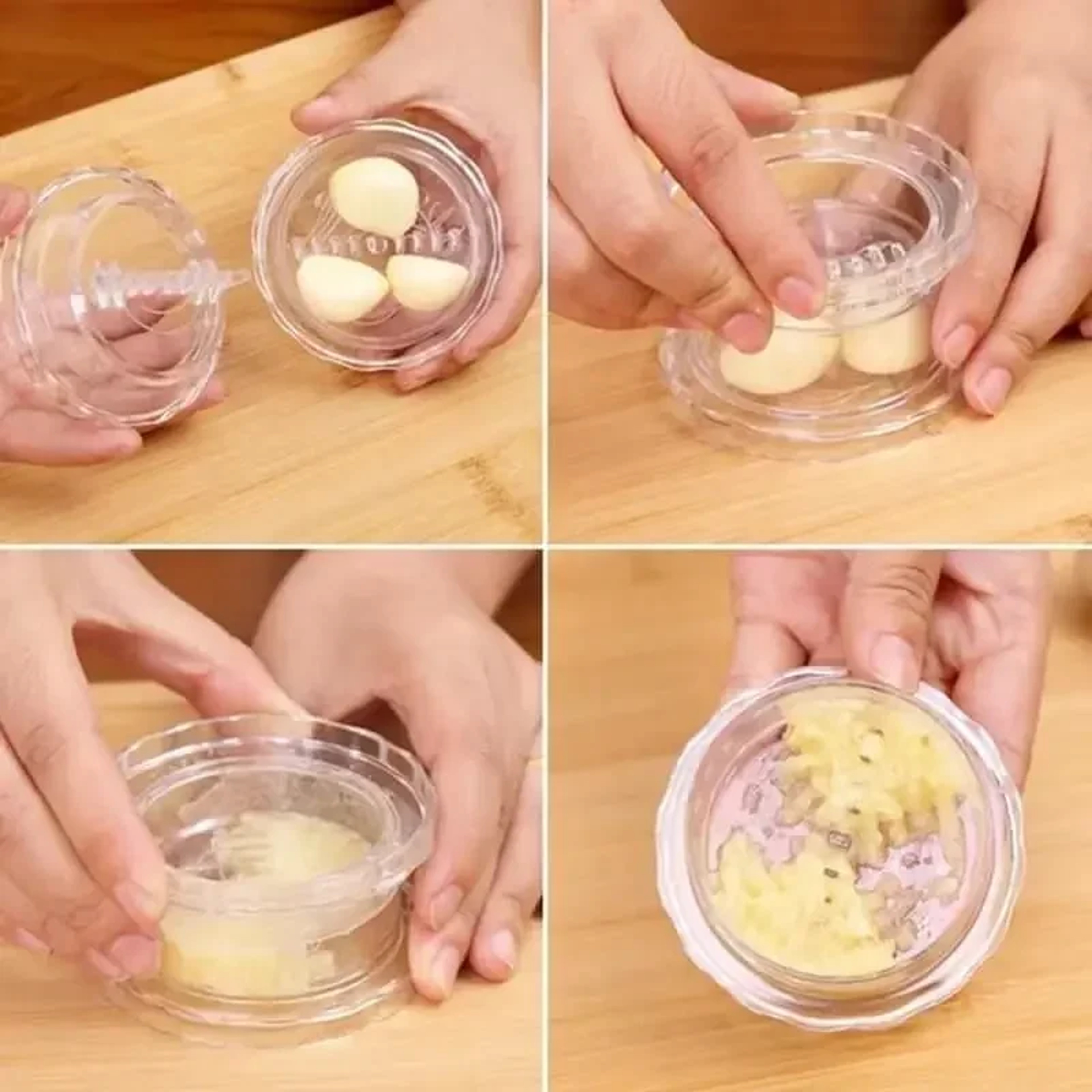 Multifunctional Garlic Press & Crusher Manual Roll Chopper Kitchen Gadget – view 3