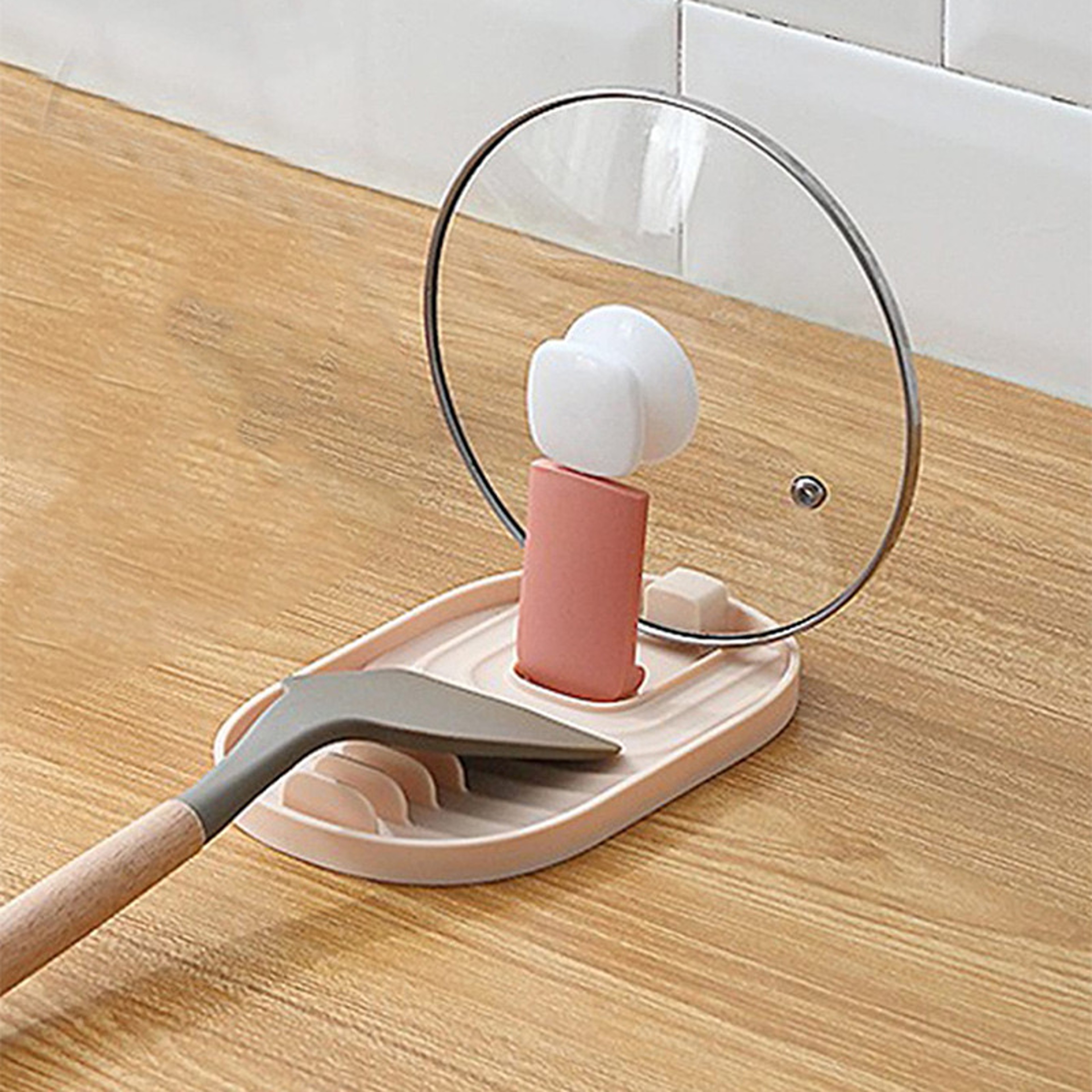 Foldable Nordic Style Pot Holder  Lid Storage Rack For Kitchen Multifunctional And Practical 3
