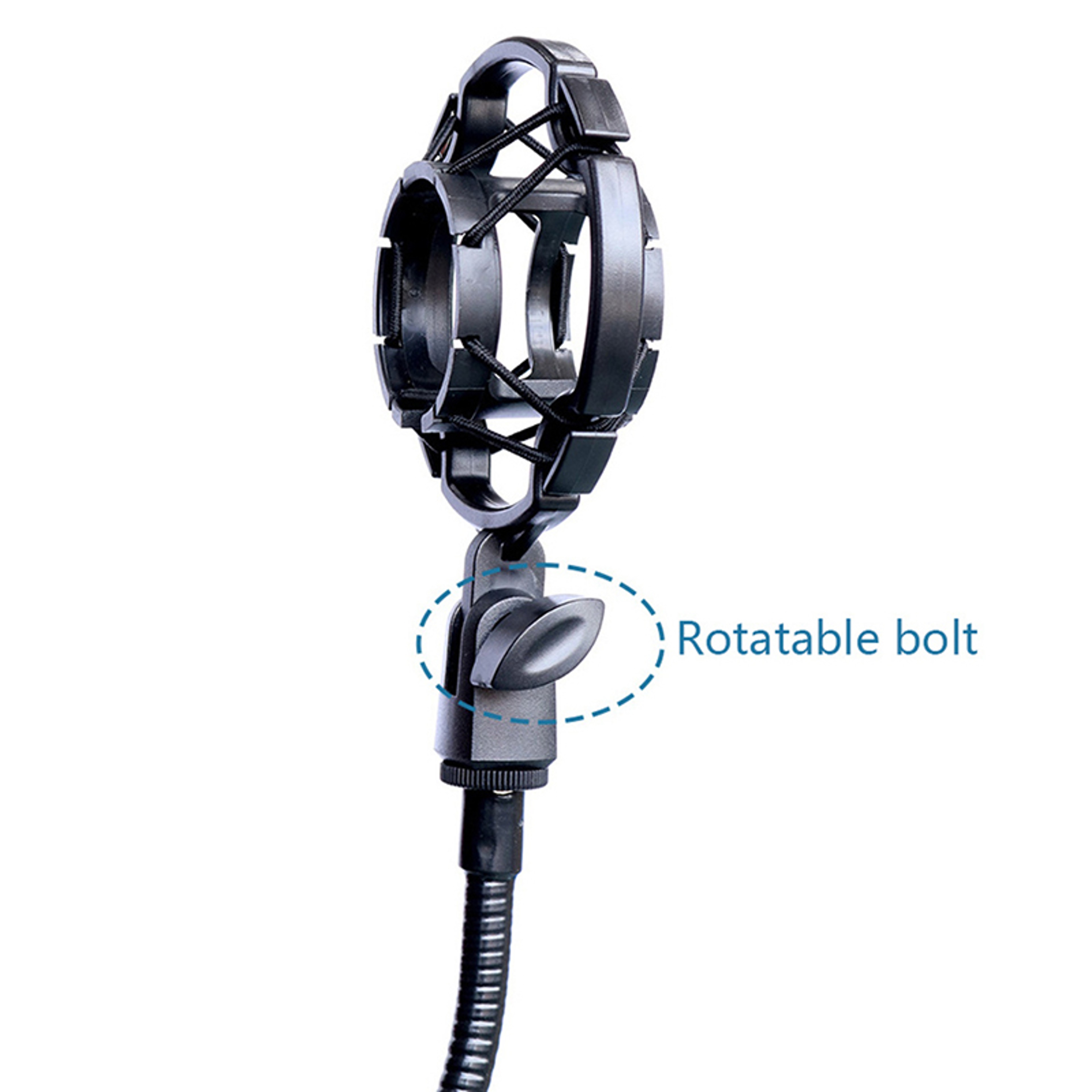 Universal Professional Condenser Microphone Shock Mount Holder For Studio Recording Compatible With 4