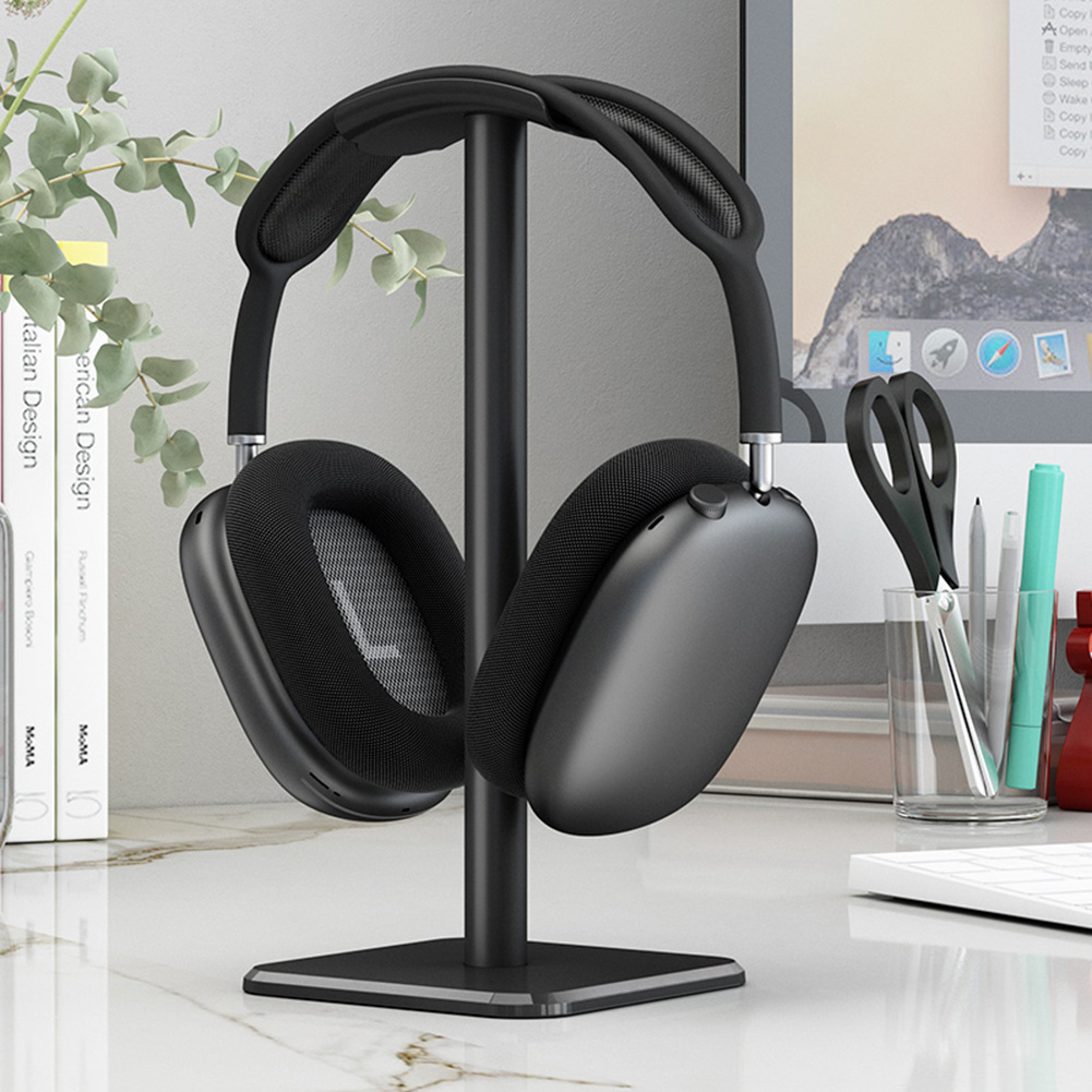 Aluminium Alloy Headphone Stand Space Saving Gaming Headset Rack Desktop Organizer 0