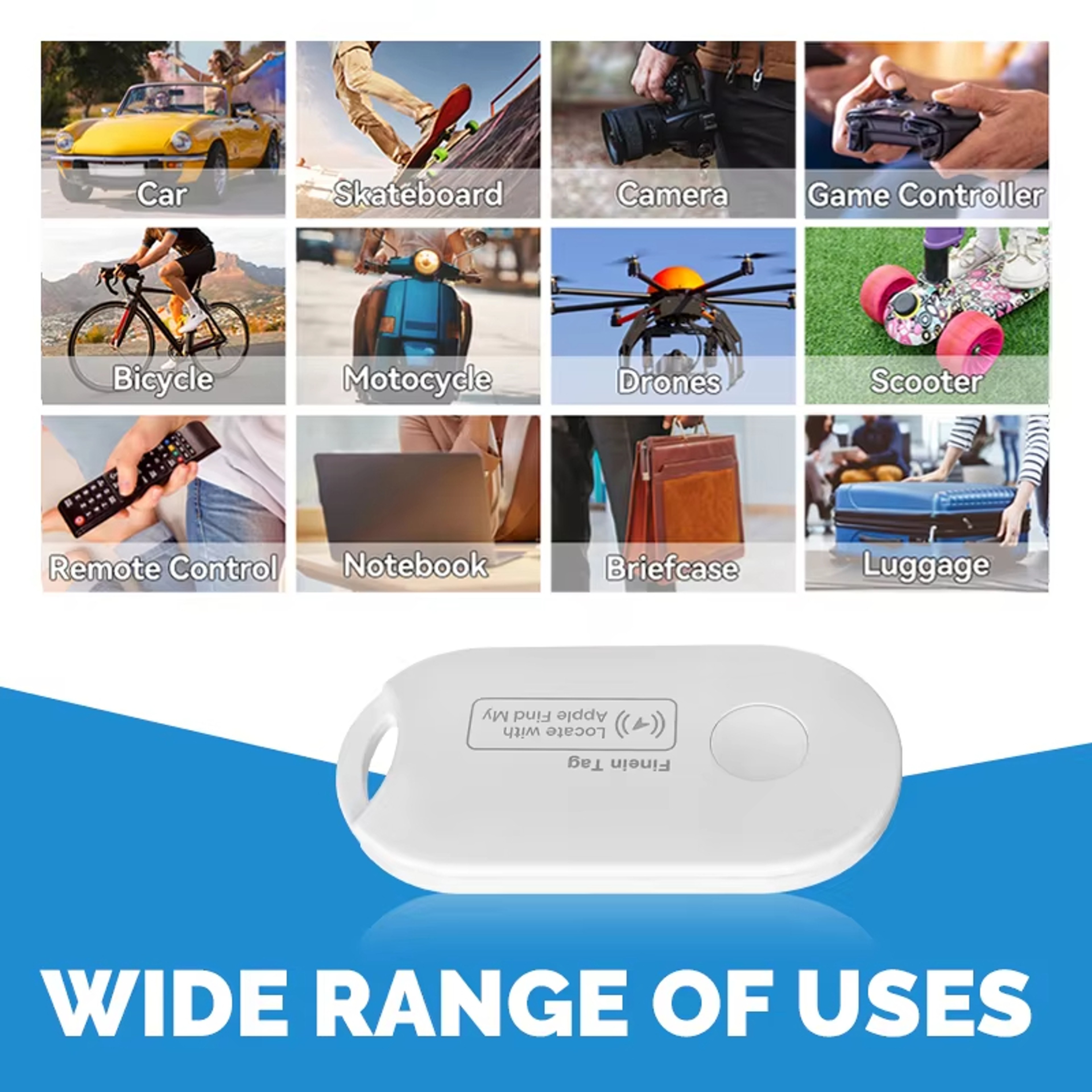 Compact GPS Bluetooth Tracker For Kids Elderly Pets  Vehicles 4