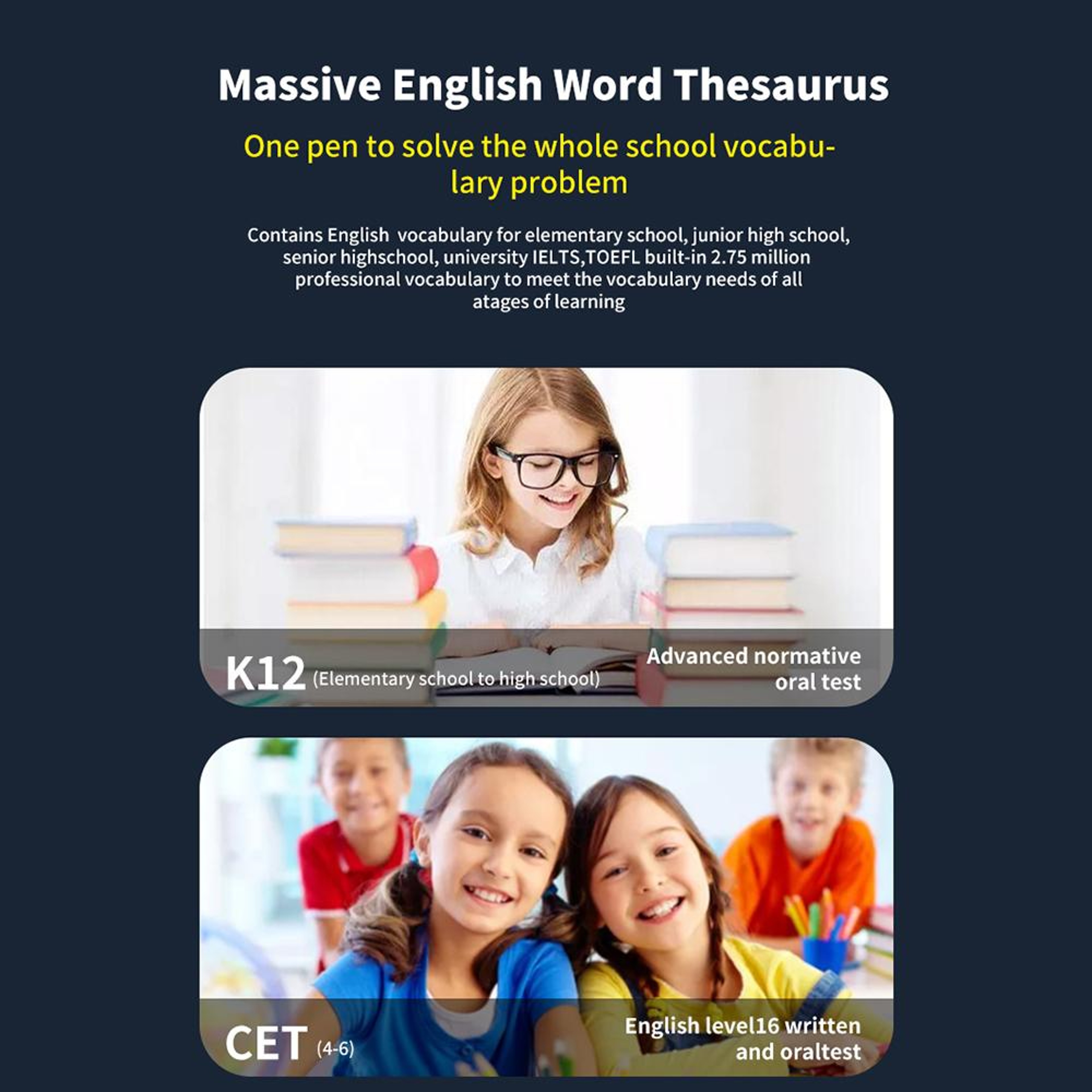 Offline Translation Pen For Teachers  Students Intelligent Scanning Dictionary Translator Pen 4