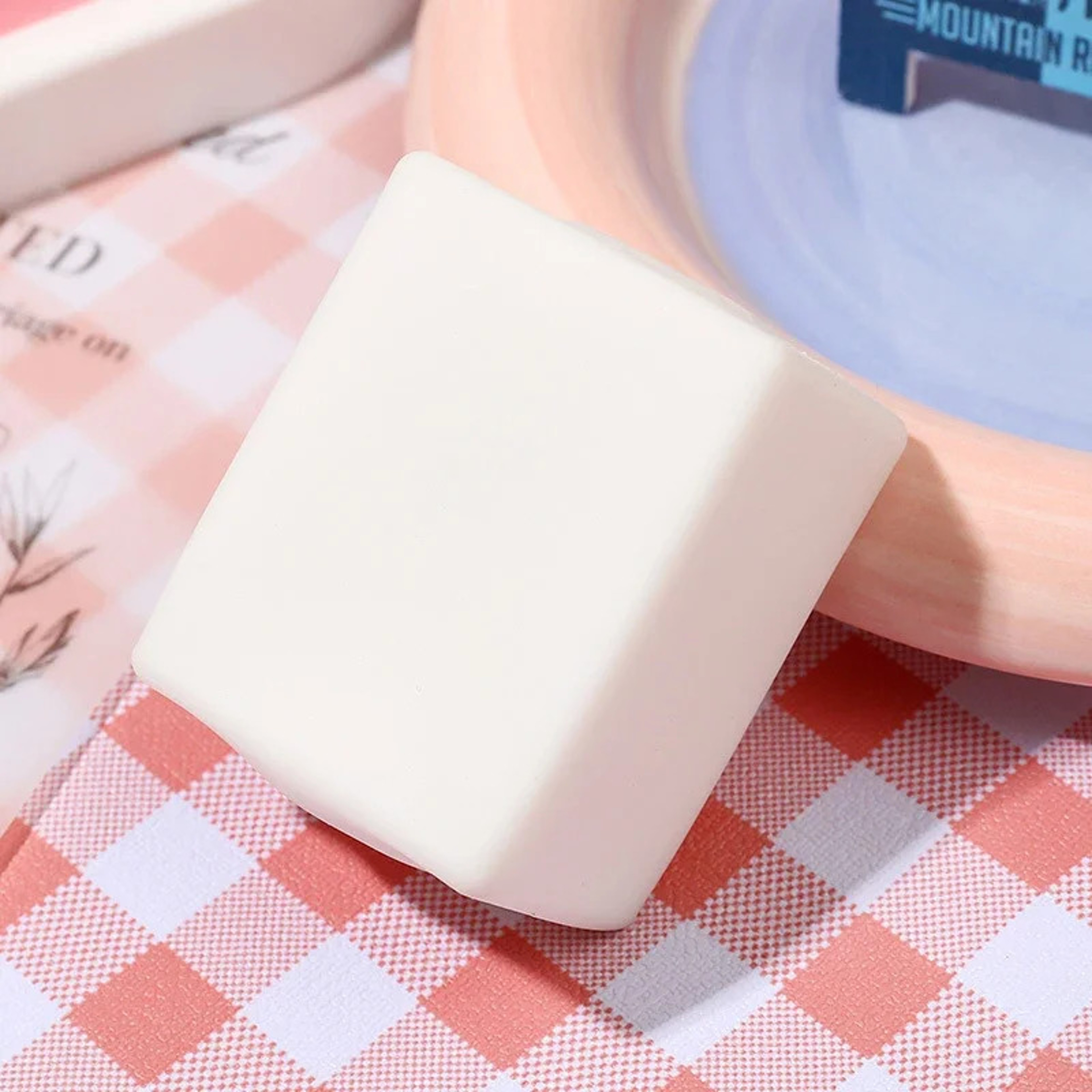 Cute Tofu Stress Balls Squishy Stress Relief Fidget Toys For Adults  Kids Best Gift For Stress Reli 0