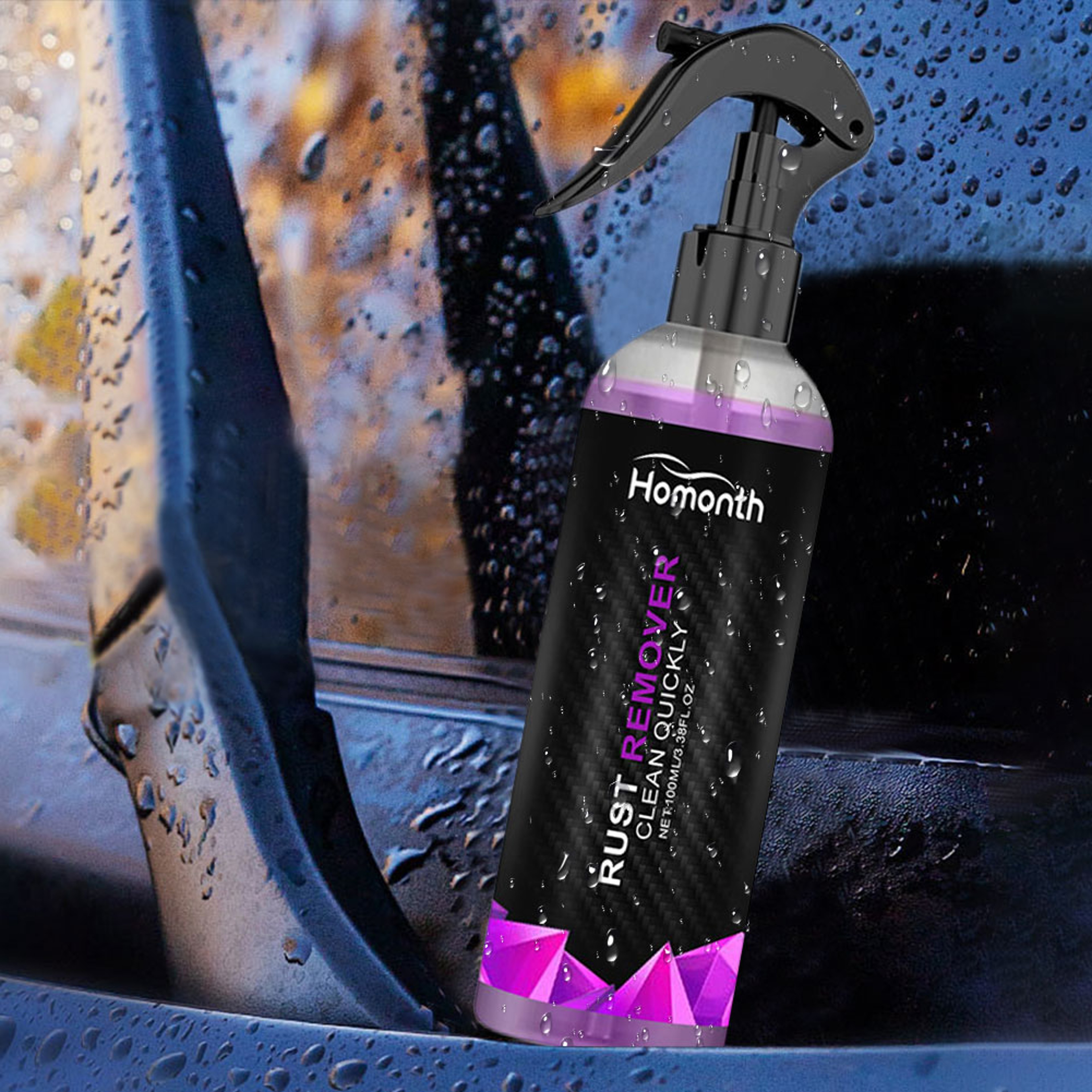 Rust Inhibitor Paint Powerful Car Rust Remover  Derusting Spray For Wheel Hub 0