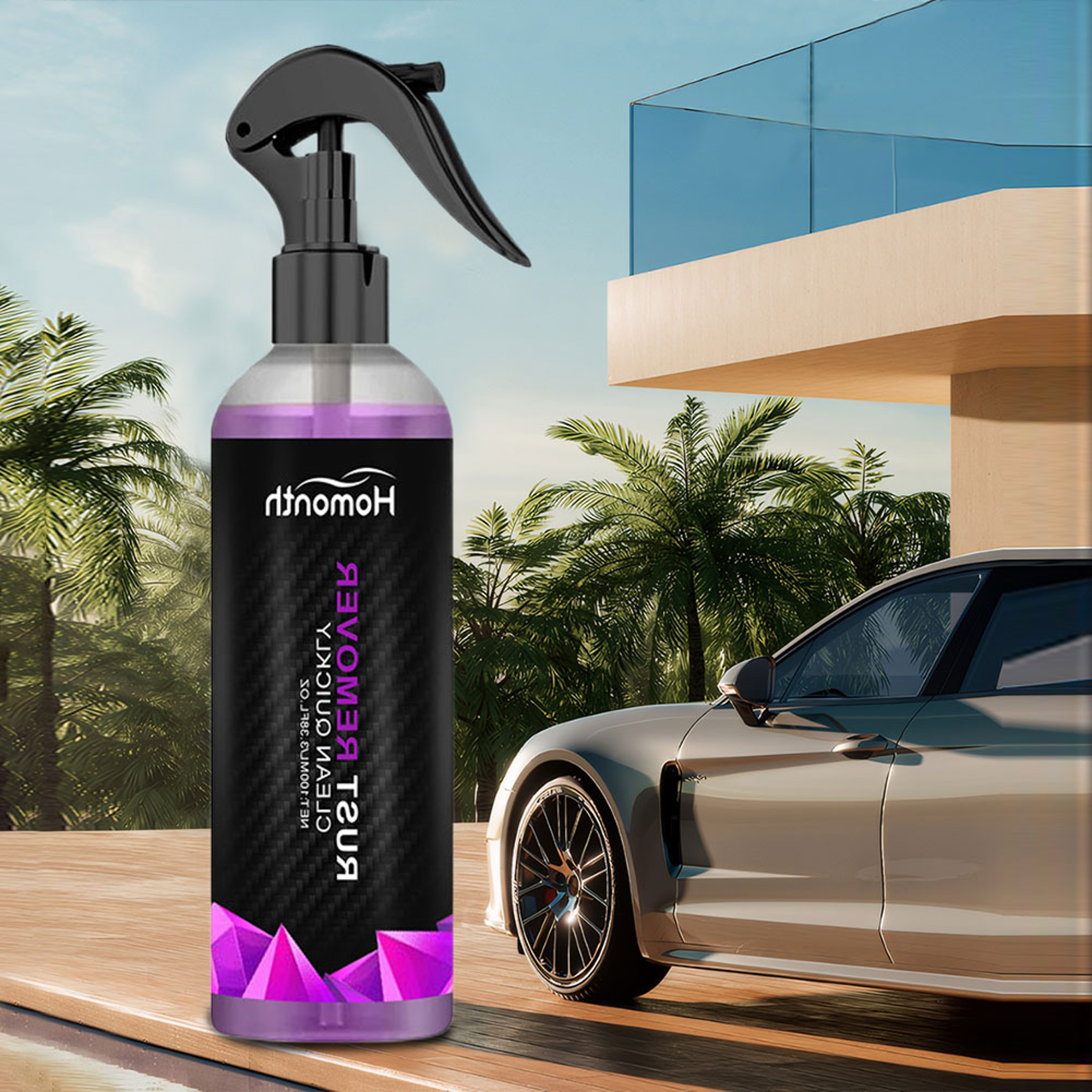 Rust Inhibitor Paint Powerful Car Rust Remover  Derusting Spray For Wheel Hub 4