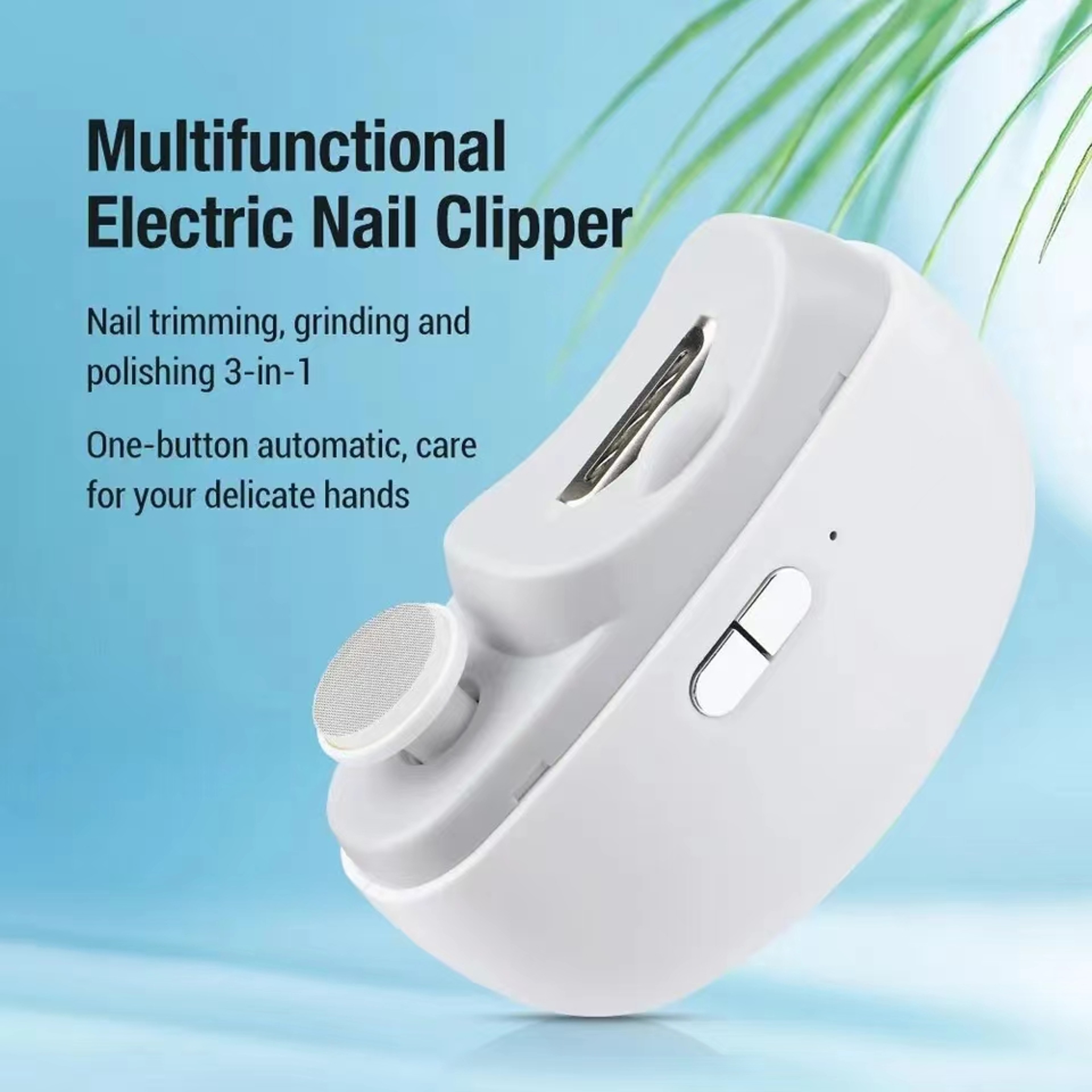 Portable Electric Nail Clipper  Grinder Multifunctional Automatic Manicure Tool 1