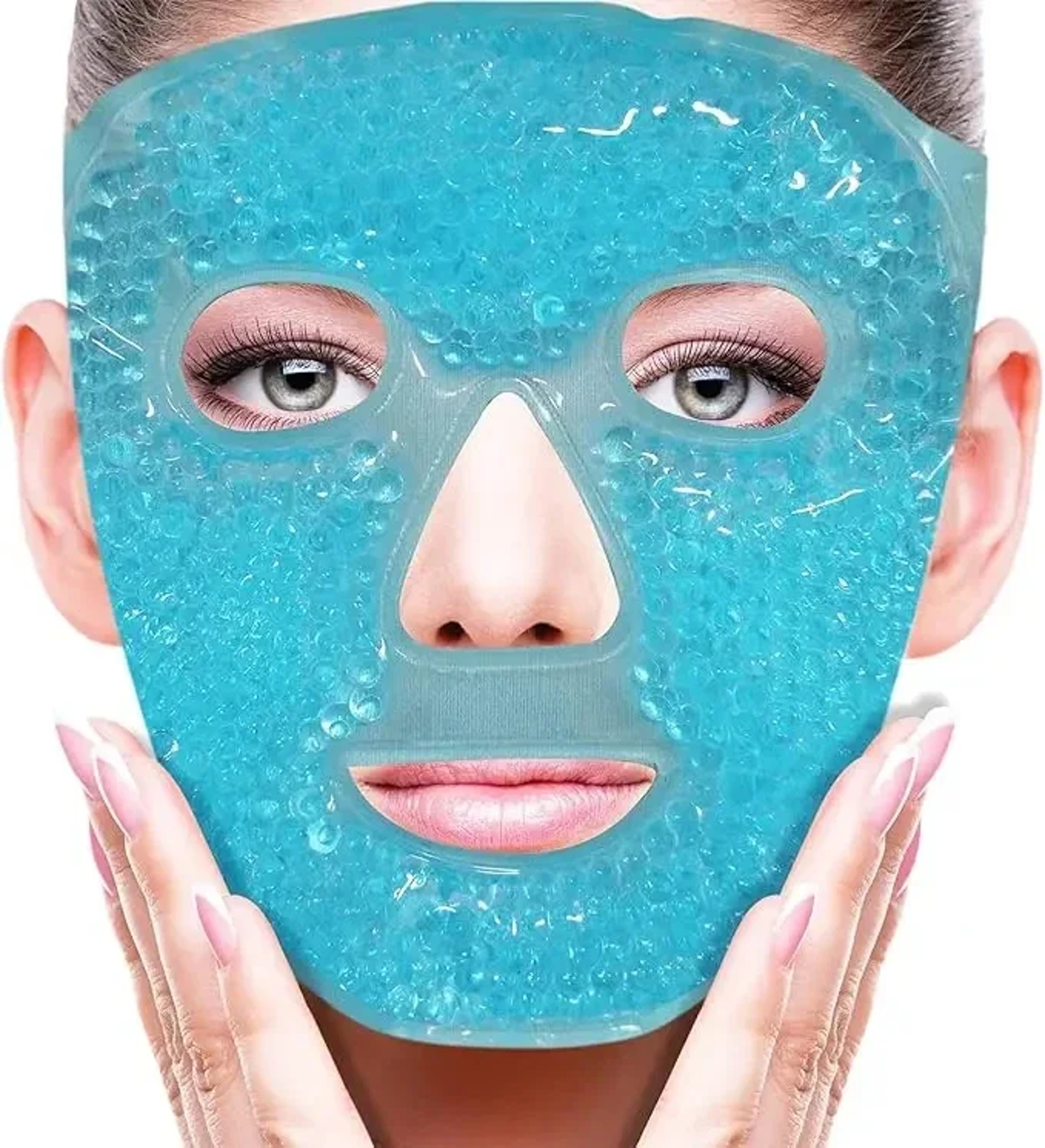 Cooling  Heating Full Face Eye Mask For Puffiness  Dark Circles 8